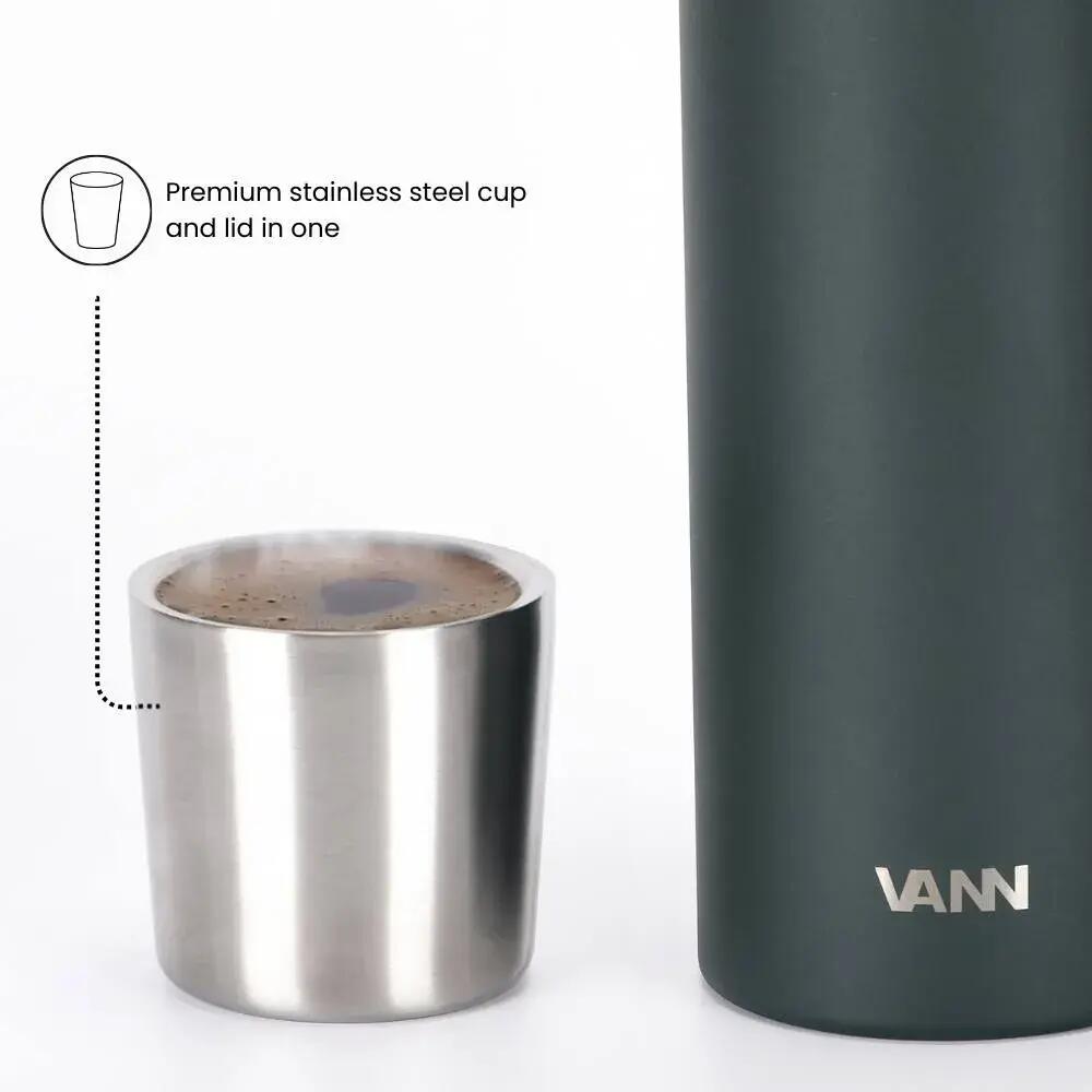 Thermoskan - Thermos 1,2 L - RVS, 36 uur koud, lekvrij - outdoor 4/10