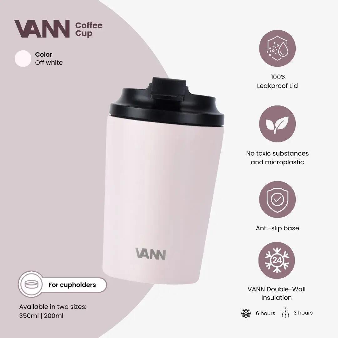 Mug de voyage - Koffiebeker 220 ML - inox double paroi, etanche - Soft Coral 2/8