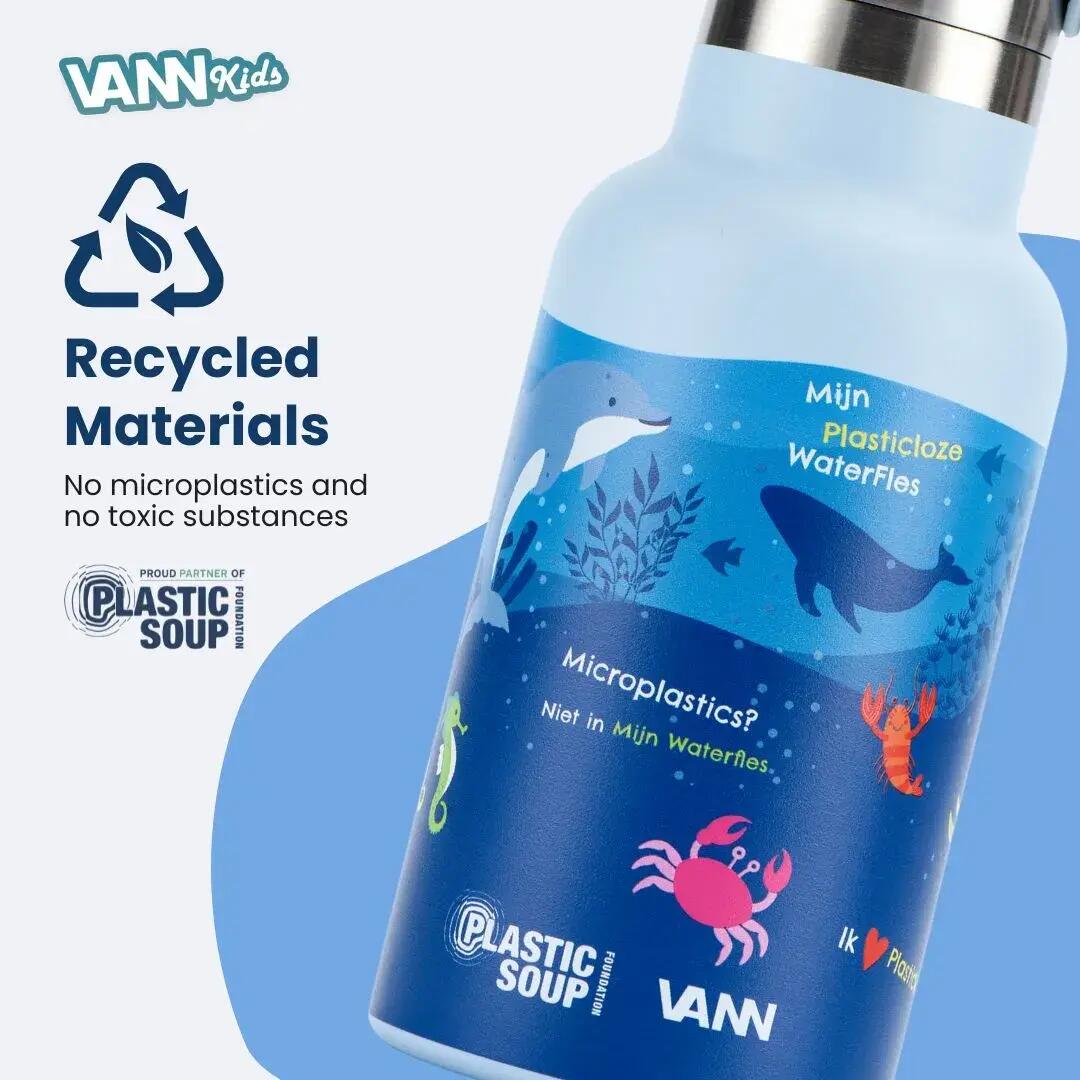 Drinkfles - Kids Bottle 400 ML - kinderfles 100% RVS, plasticvrij 5/8