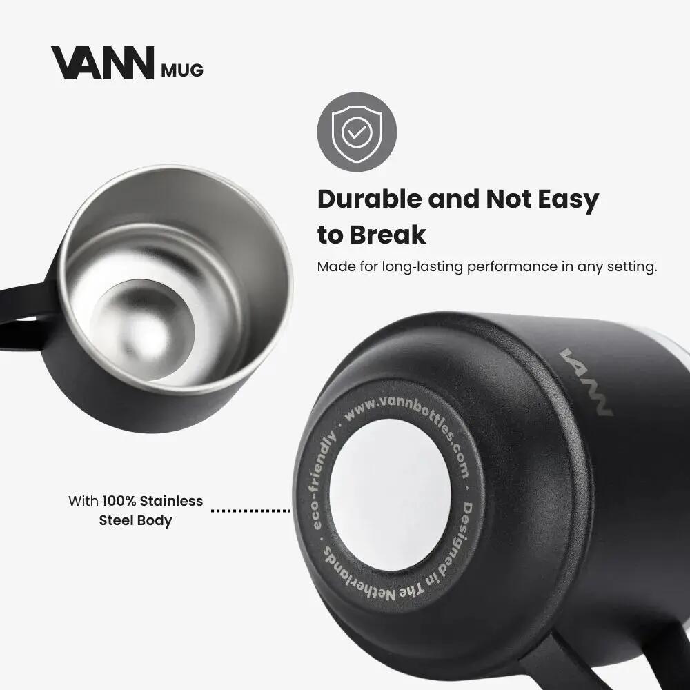 Bouteille isotherme - VANN Mug 330 ML - mug inox, couvercle coulissant 6/10
