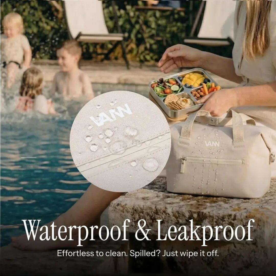 Koeltas - Ease Lunchbag 6 L - lunchtas, 12 u koud - Oatmeal 5/12