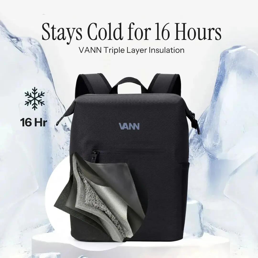 Koeltas - Motion Backpack 12 L - koelrugzak, 16 u koud - Zwart 3/12