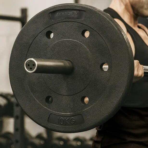 Talerz 10 kg do podnoszenia ciężarów Enero Fit 26,5 mm 4/5