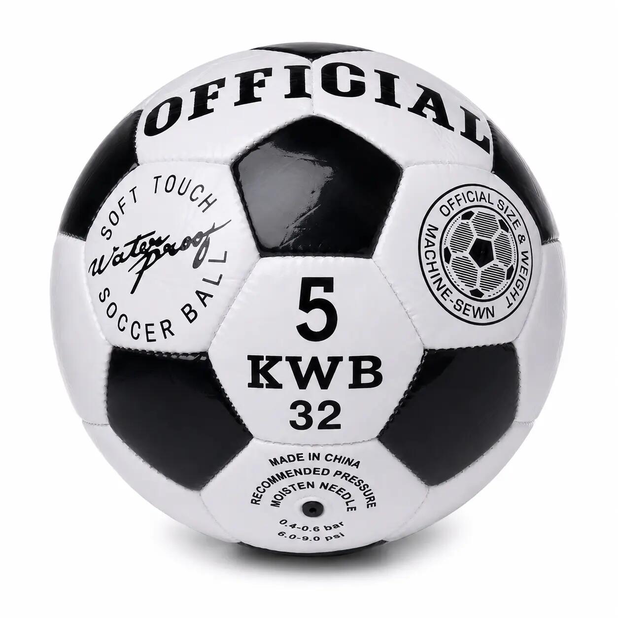 Classic Soccer/Football Training Standard  Ball - Black/White