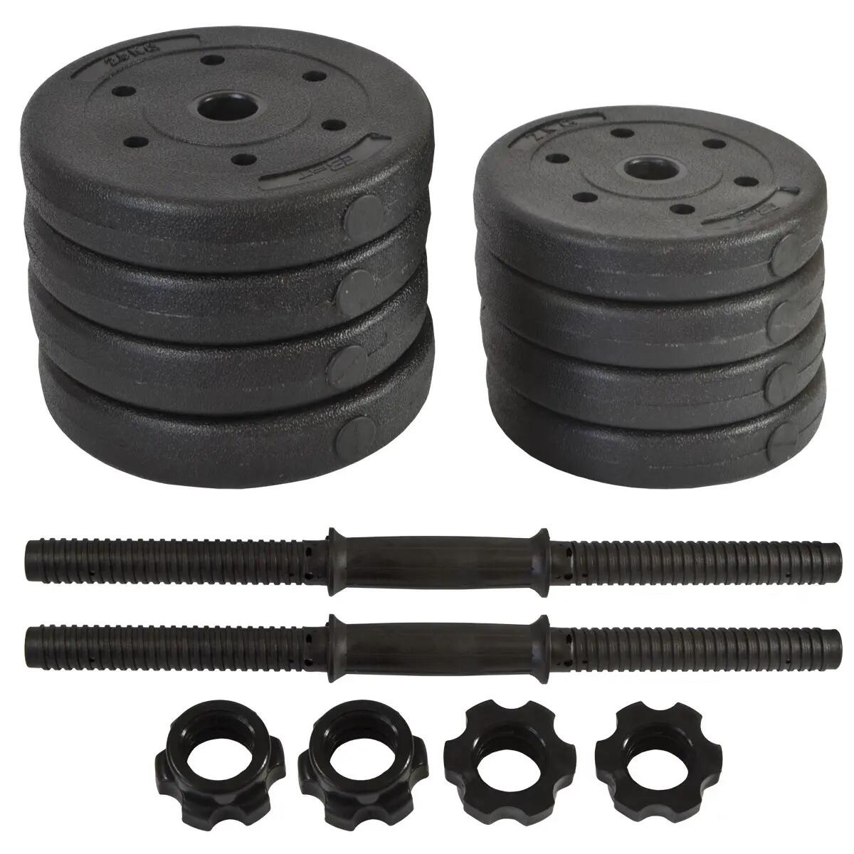 Hantle kompozytowe Enero Fit 2x10 kg 2/5