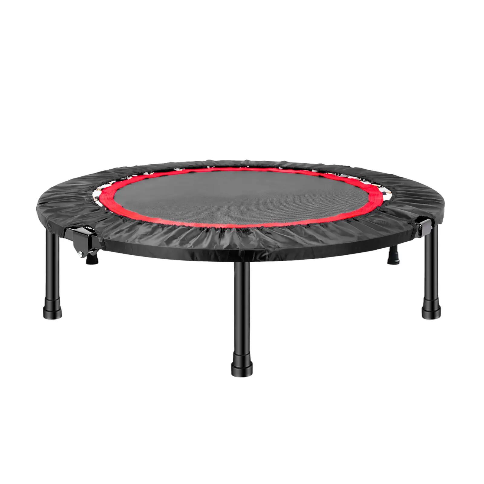 fitnessLAB 48" Mini Trampoline Foldable Fitness Trainer Home Gym Rebounder