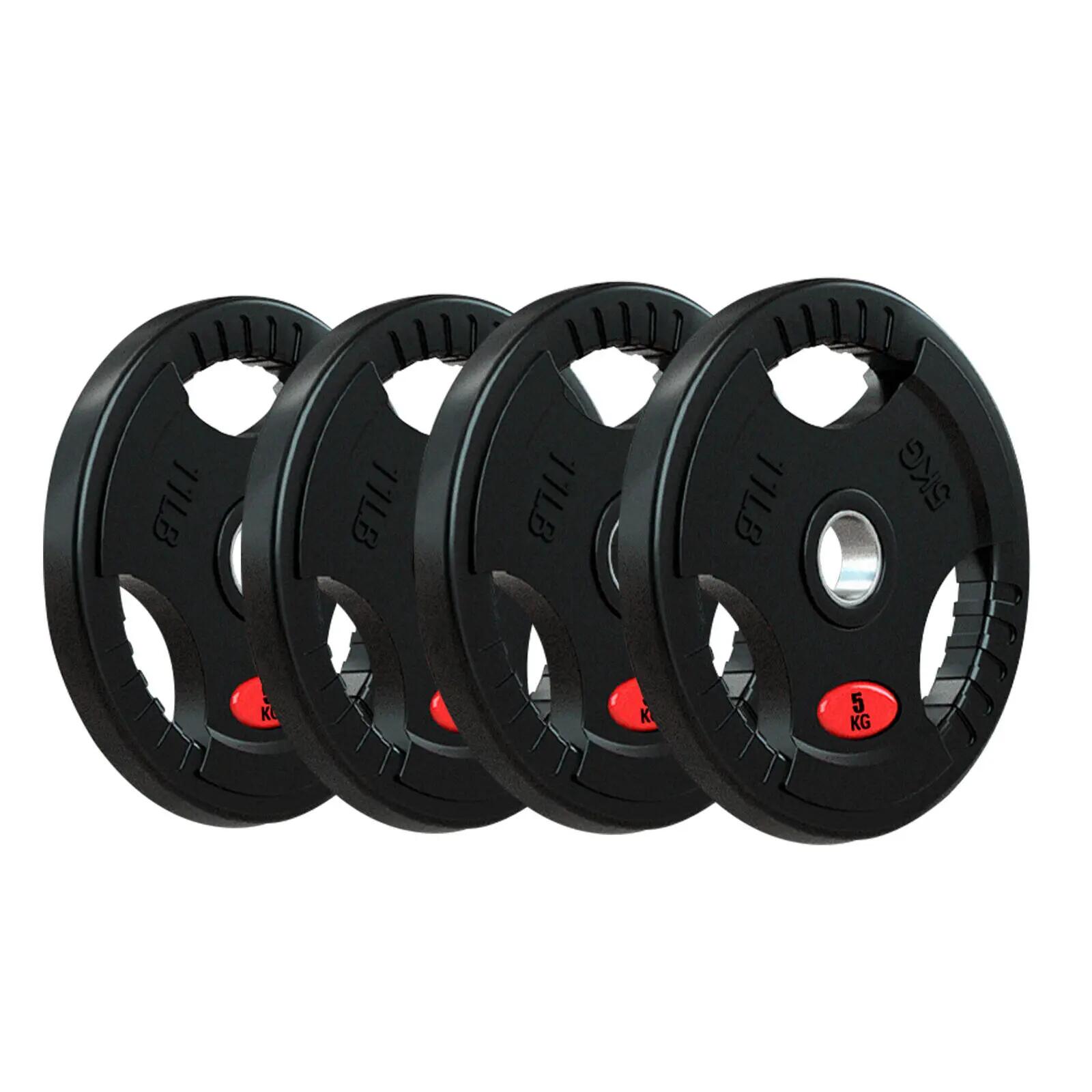 FitnessLab Rubber Olympic Weight Plate Lifting Bumper Fitness Home Gym Crossfit