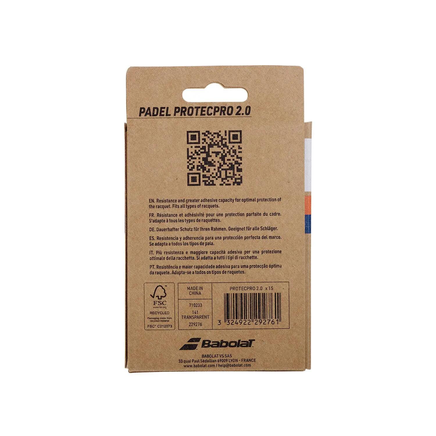 Taśma na rakietę do padla Babolat Protecpro 2.0 3/4
