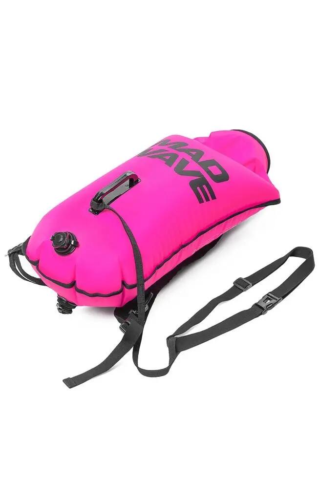 Boya inflable para natación en aguas abiertas DRY BAG Rosa 4/5