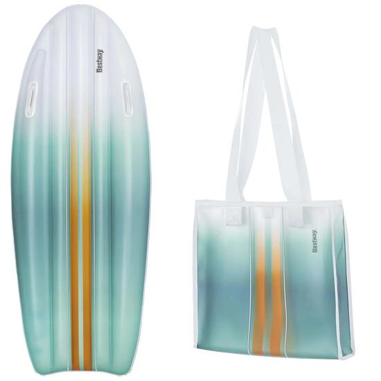 Dmuchana deska do pływania Bestway Surfing materac plażowy Tahiti 183x71 cm