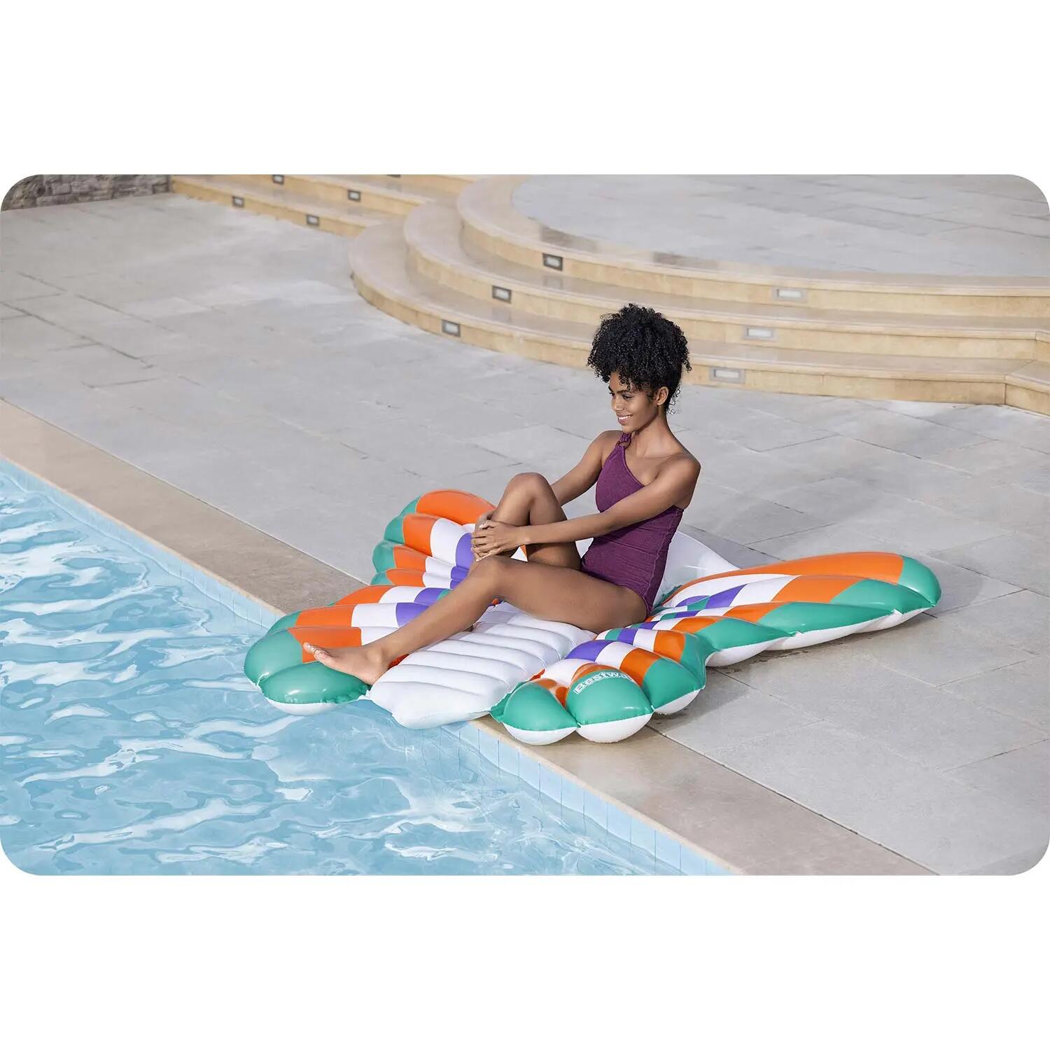 Colchoneta Hinchable Mariposa 193x176 cm Bestway 5/8