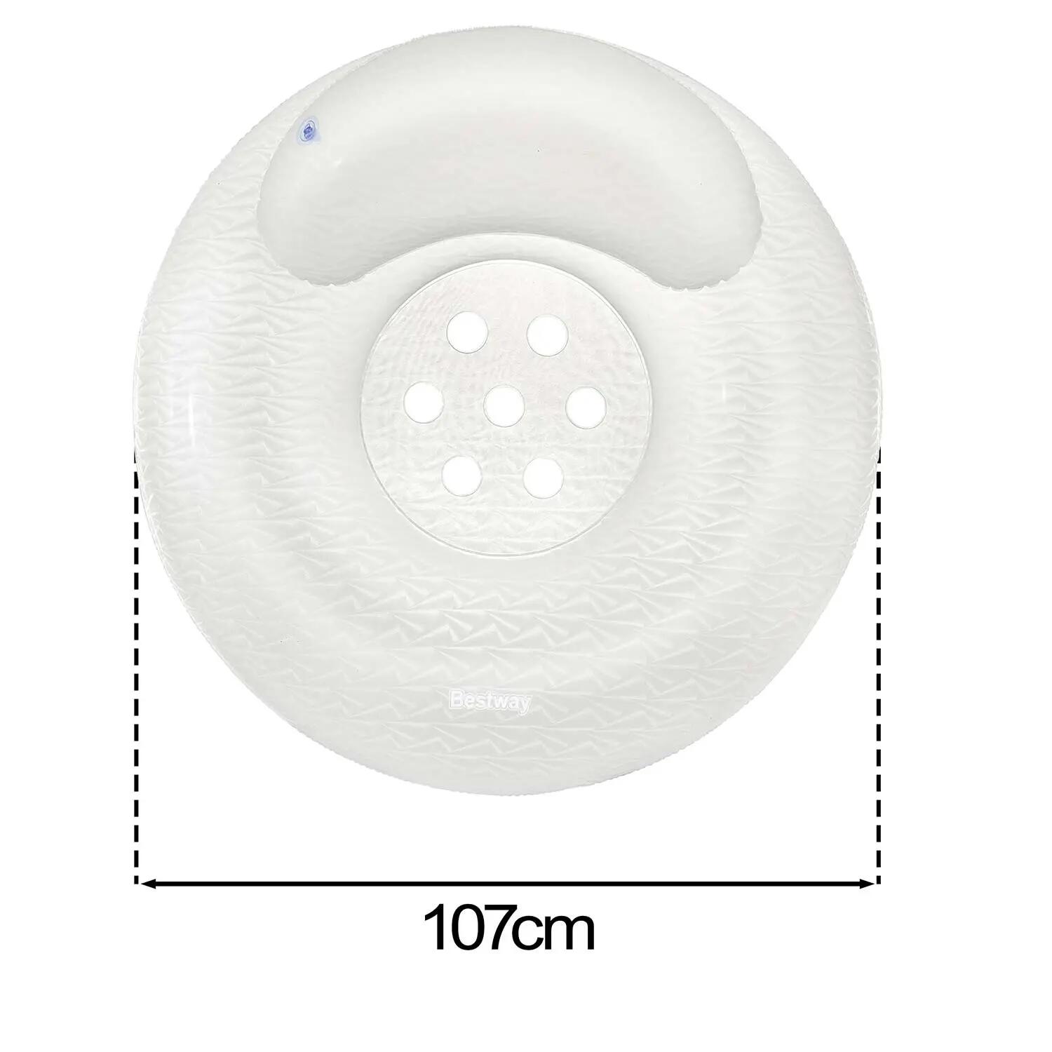 Bestway Moon Dust Swim Tube with Headrest, Iridescent Pool Float Ring 11/11