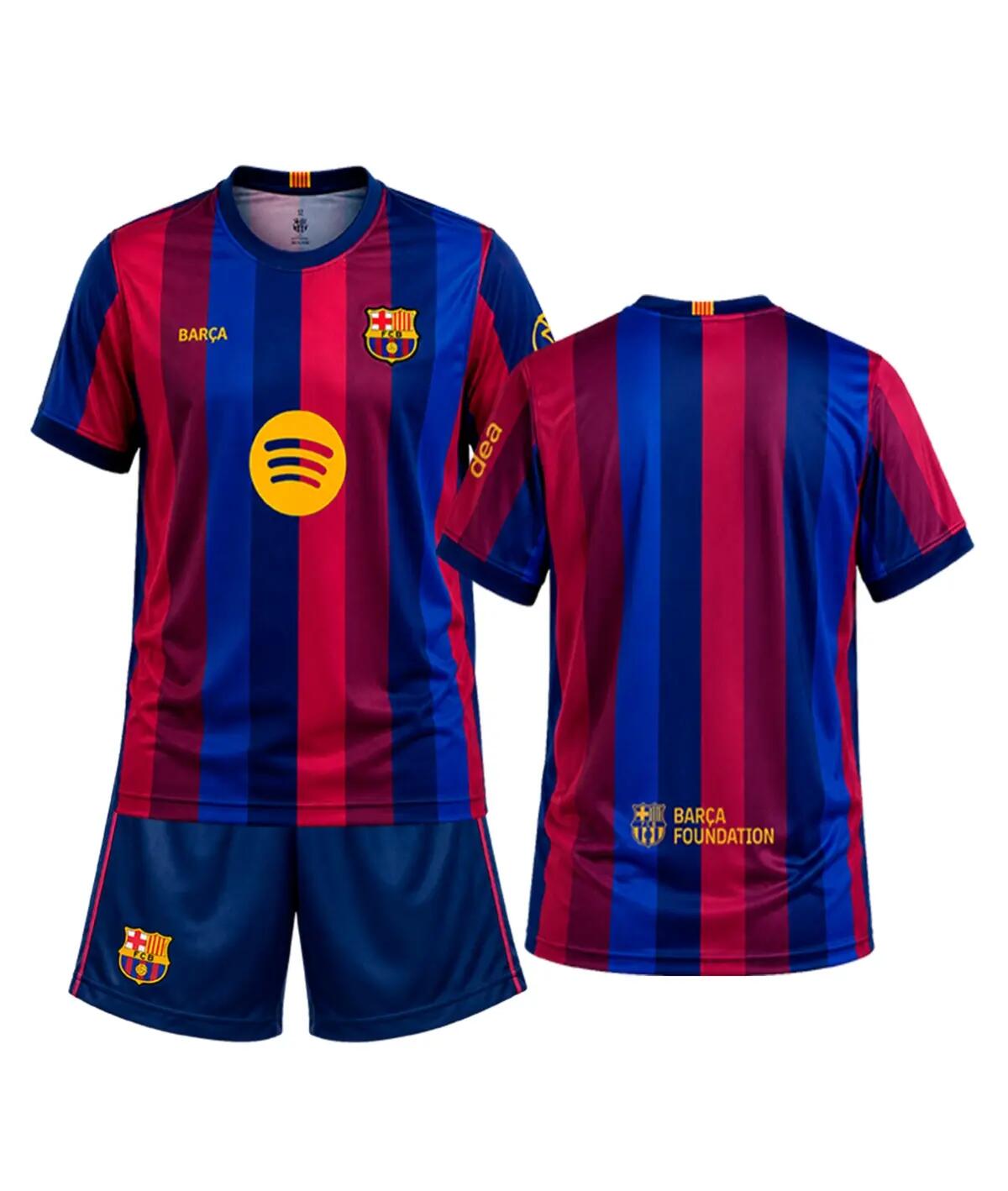 Camiseta Niño Sin Dorsal FC Barcelona Primera Equipación Réplica Oficial 26/27 1/9