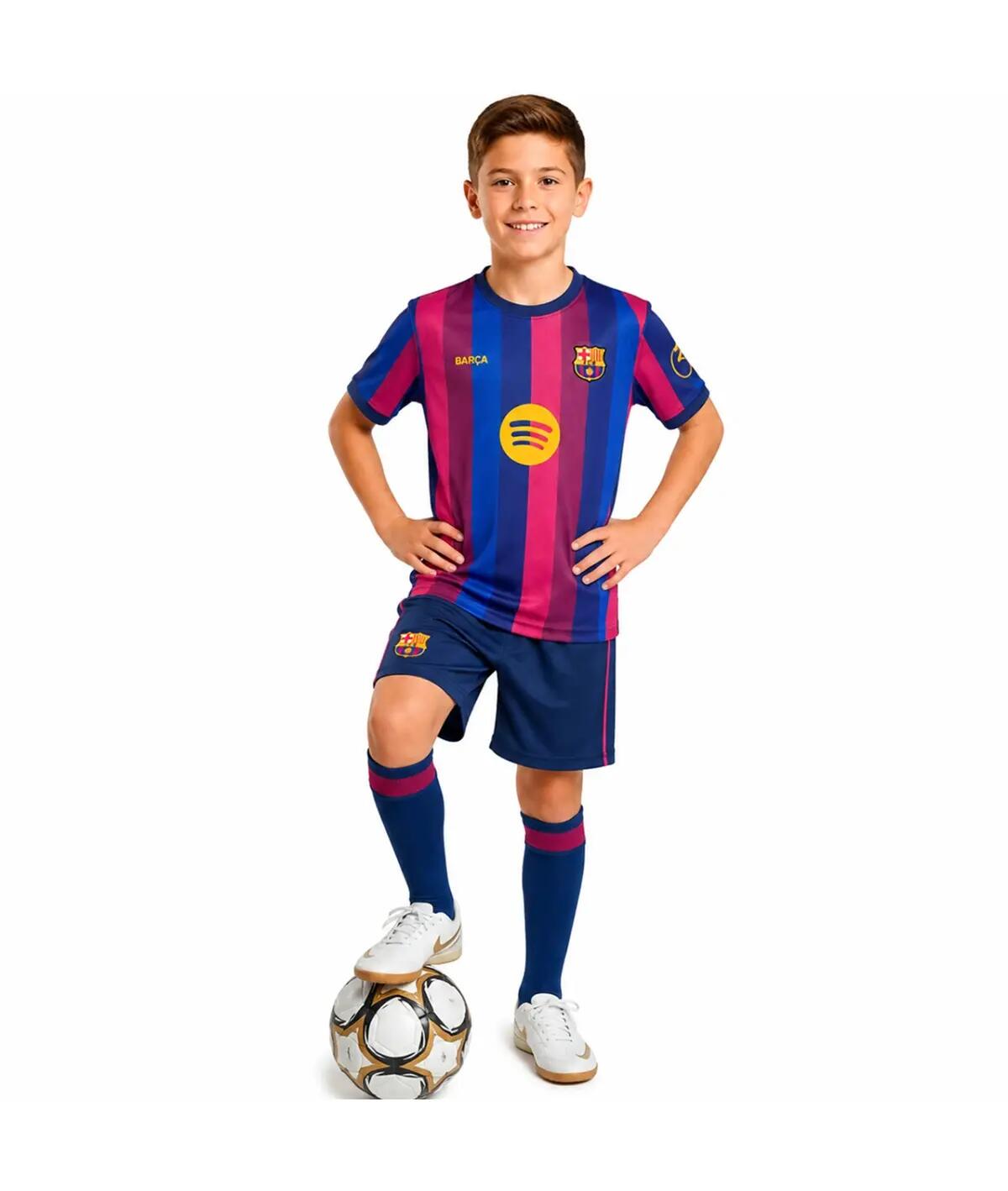 Camiseta Niño Rodrigo FC Barcelona Primer Equipación Réplica Oficial 26/27 3/9