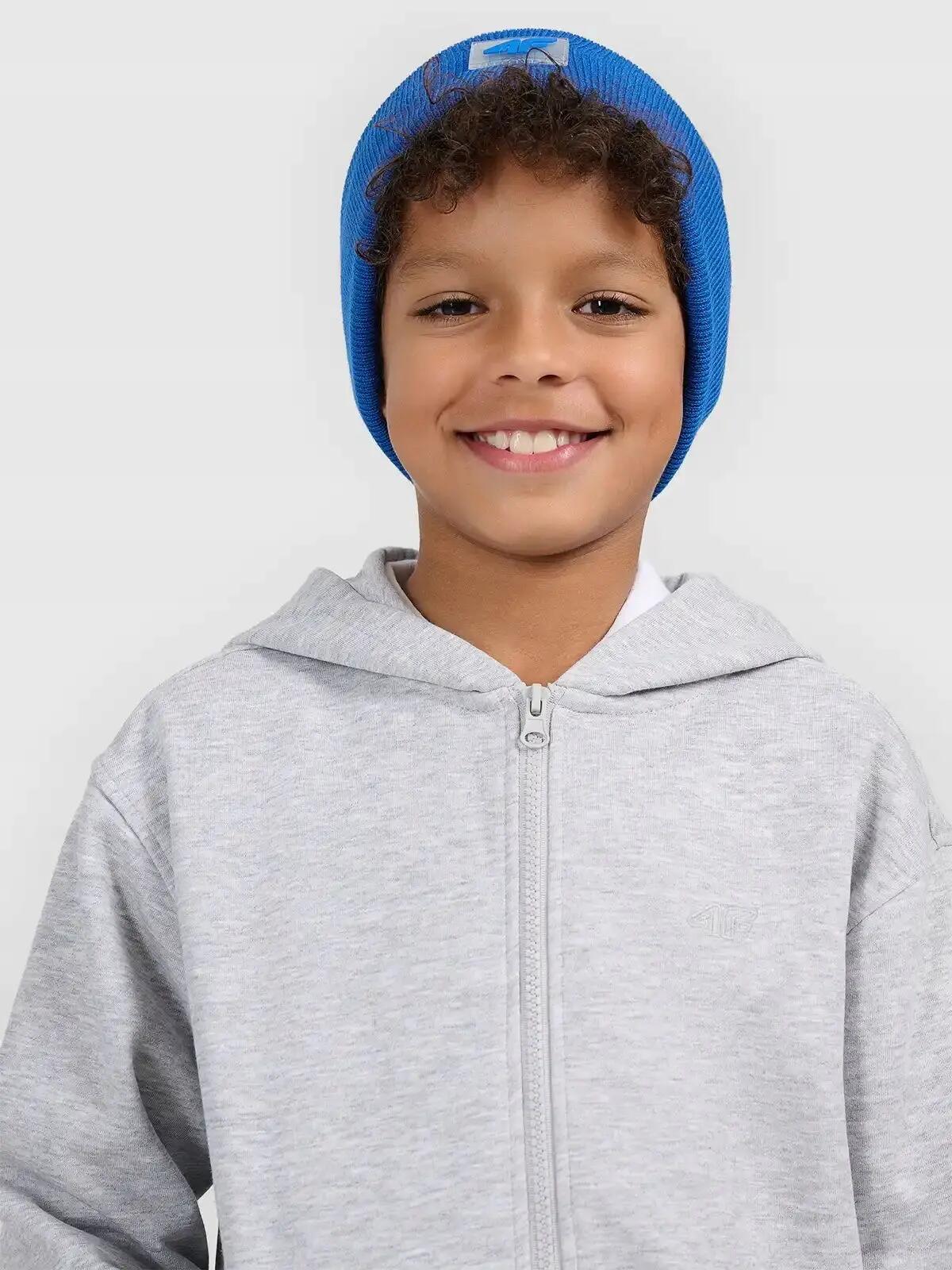 BLUZA CHŁOPIĘCA 4F ROZPINANA Z KAPTUREM SPORTOWA 8/10
