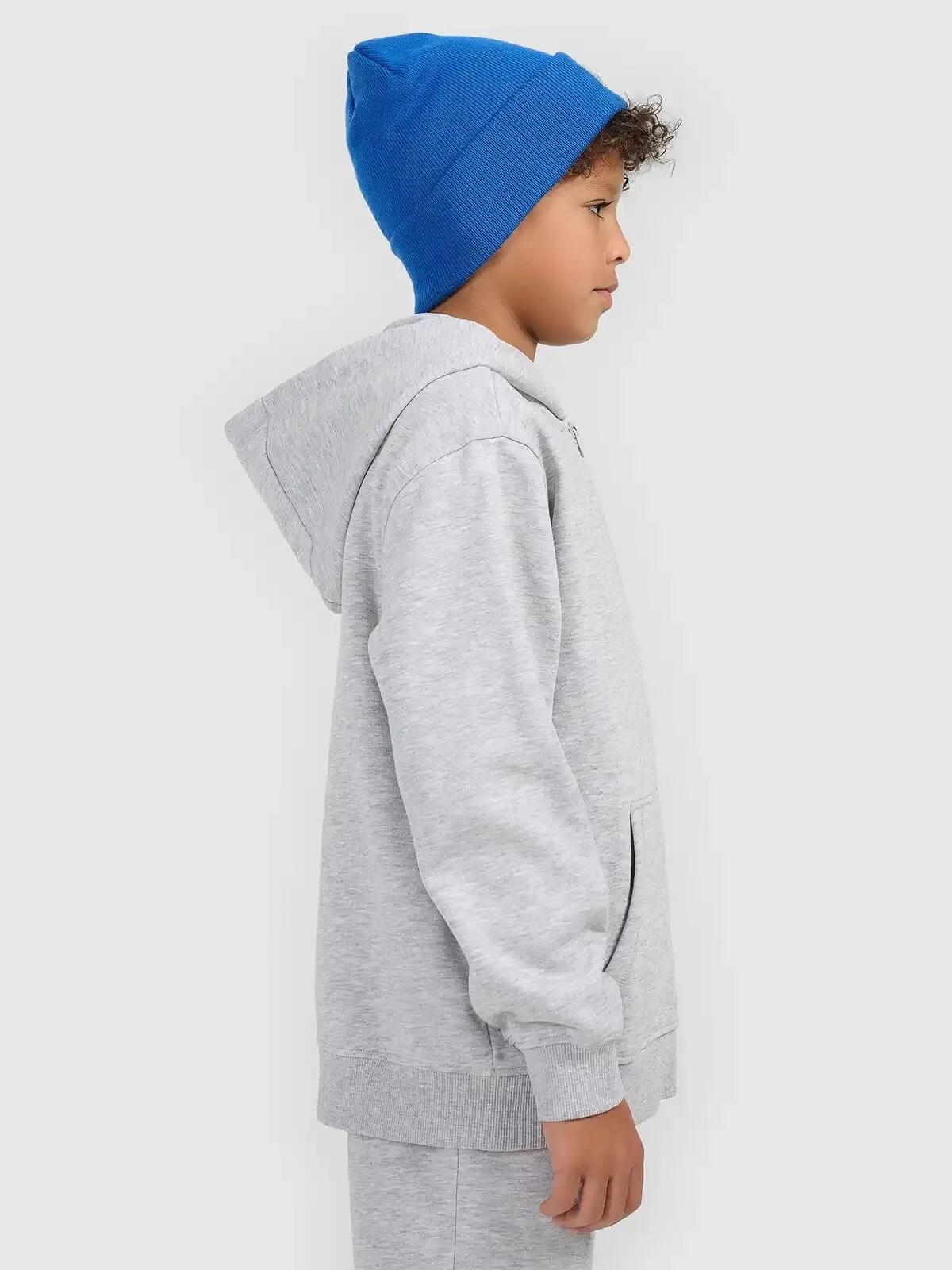 BLUZA CHŁOPIĘCA 4F ROZPINANA Z KAPTUREM SPORTOWA 7/10