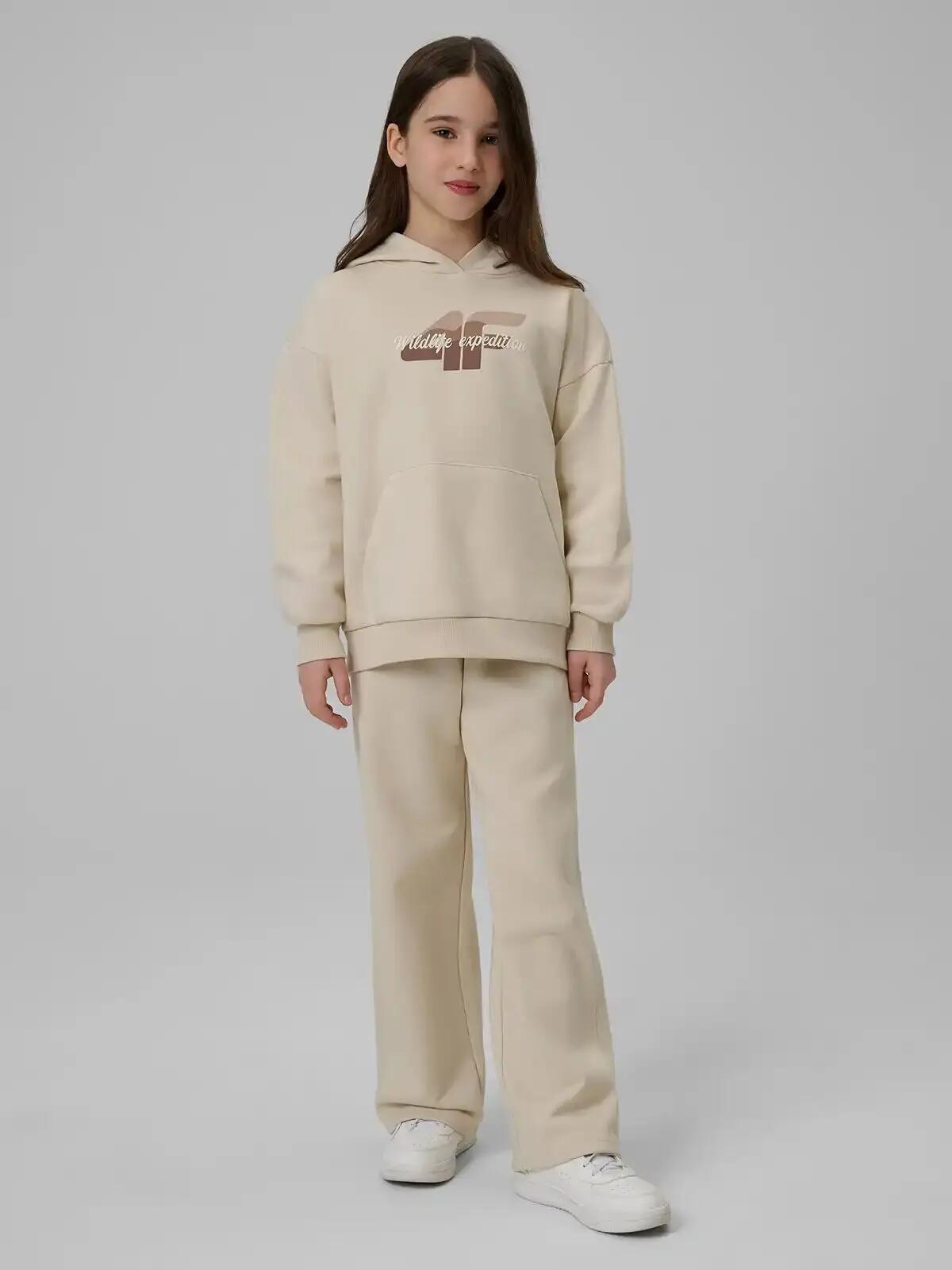 BLUZA CHŁOPIĘCA DRESOWA 4F ROZPINANA Z KAPTUREM SPORTOWA 8/11