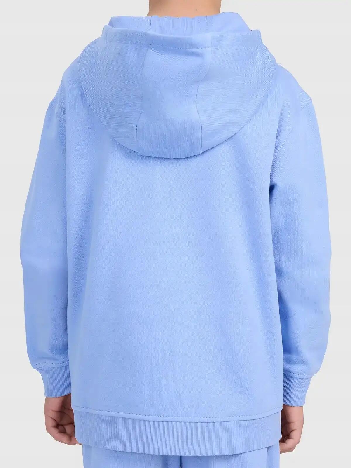 BLUZA DRESOWA DZIEWCZĘCA 4F BEZ KAPTURA NIEROZPINANA 3/6