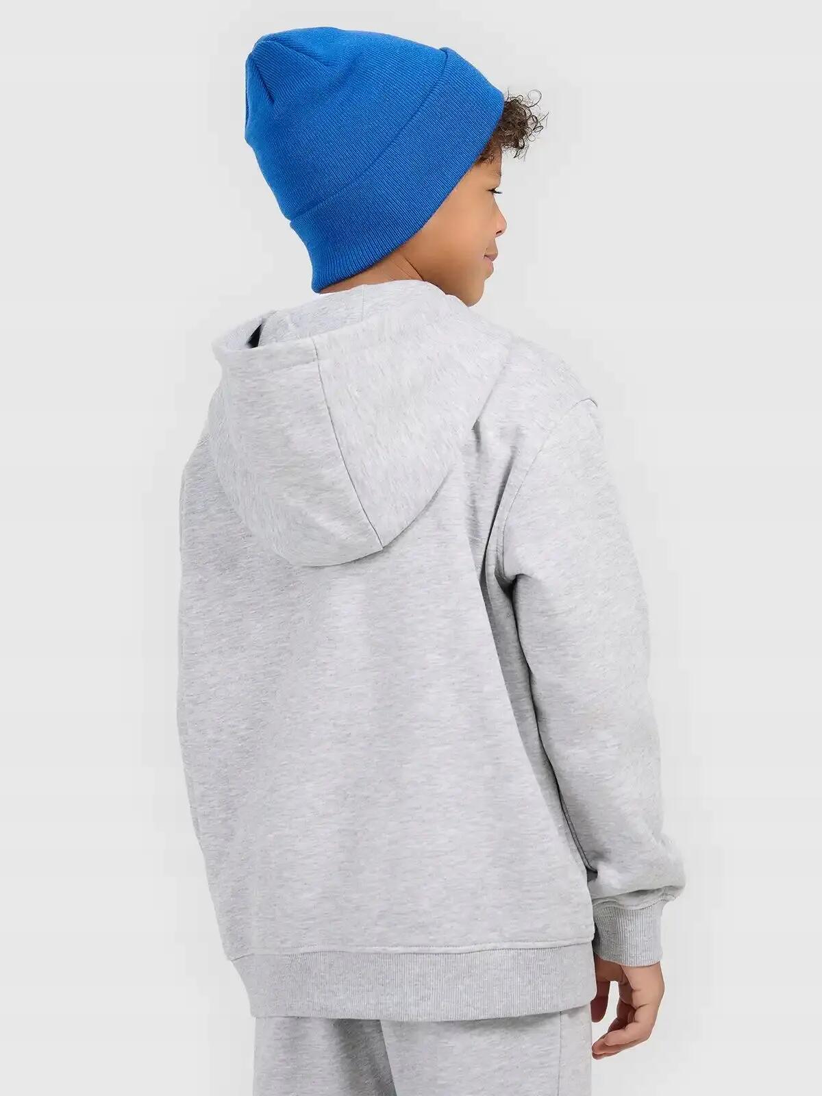 BLUZA CHŁOPIĘCA 4F ROZPINANA Z KAPTUREM SPORTOWA 3/10