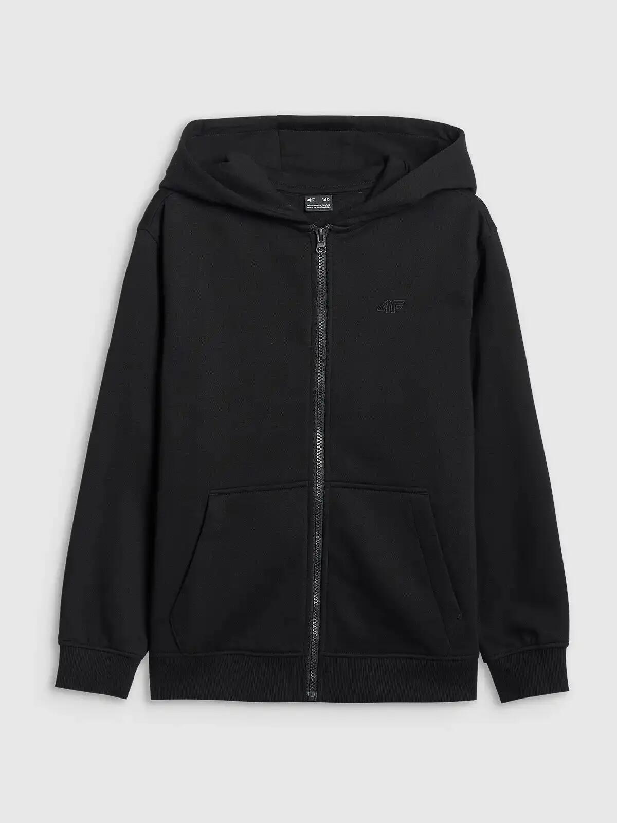 BLUZA DZIEWCZĘCA ROZPINANA 4F DRESOWA Z KAPTUREM 10/11