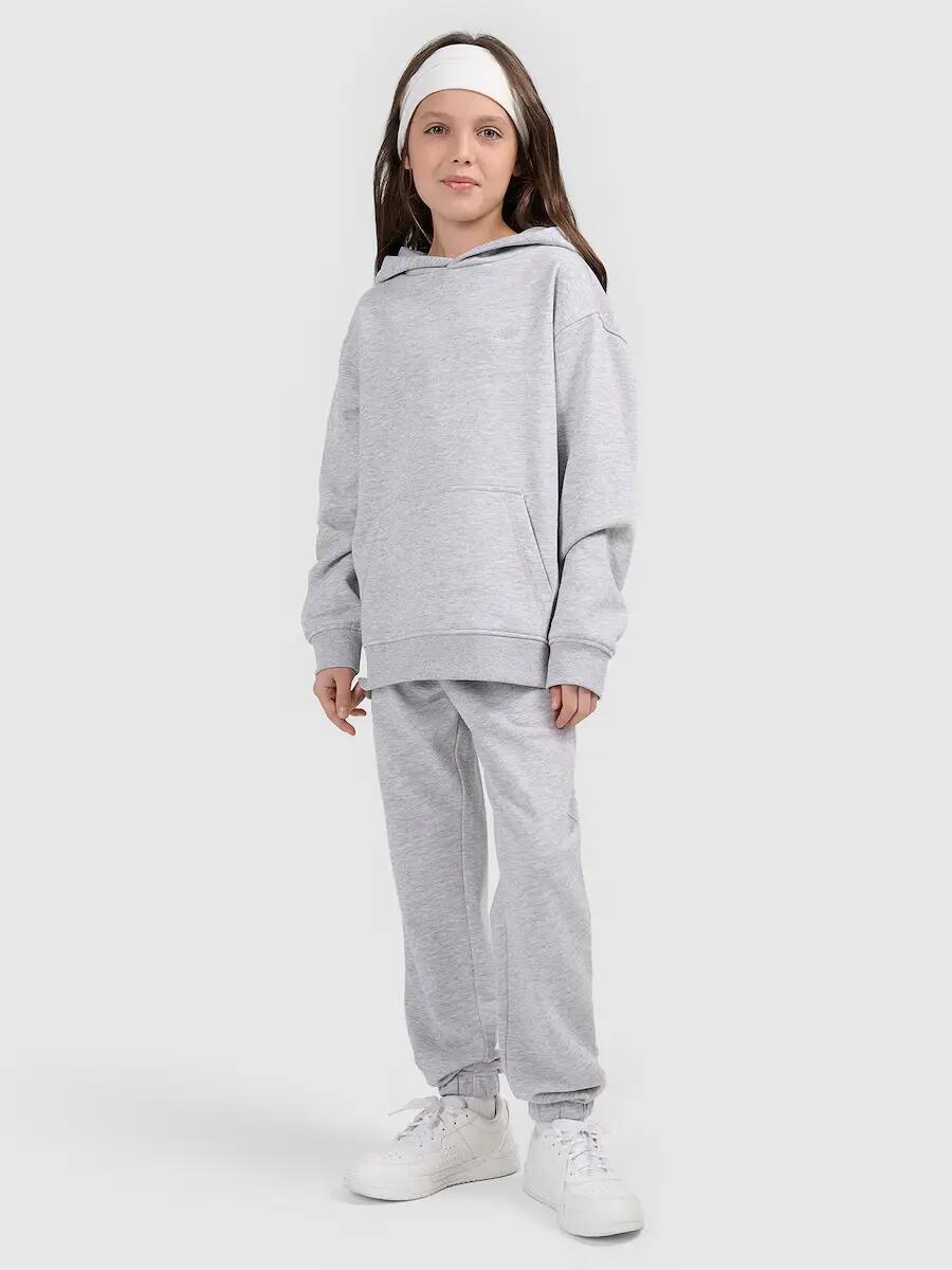 BLUZA CHŁOPIĘCA 4F Z KAPTUREM NIEROZPINANA SPORTOWA 6/8
