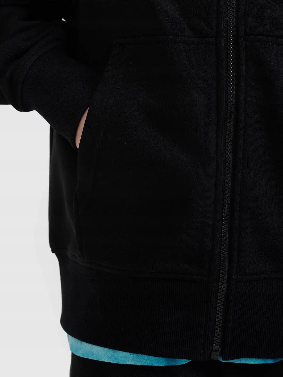 BLUZA CHŁOPIĘCA 4F SPORTOWA ROZPINANA 5/8