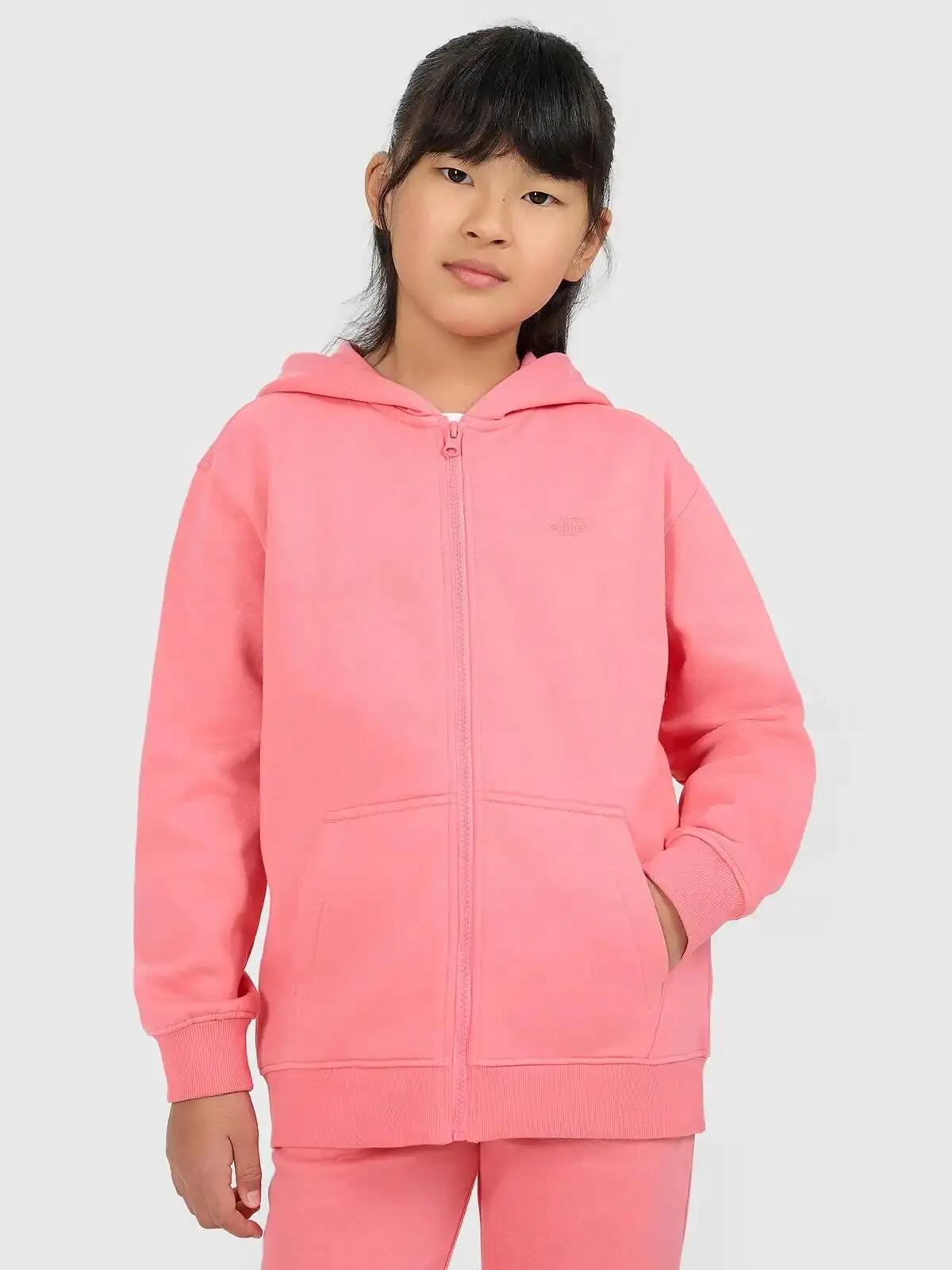 BLUZA CHŁOPIĘCA 4F DRESOWA ROZPINANA Z KAPTUREM 3/11