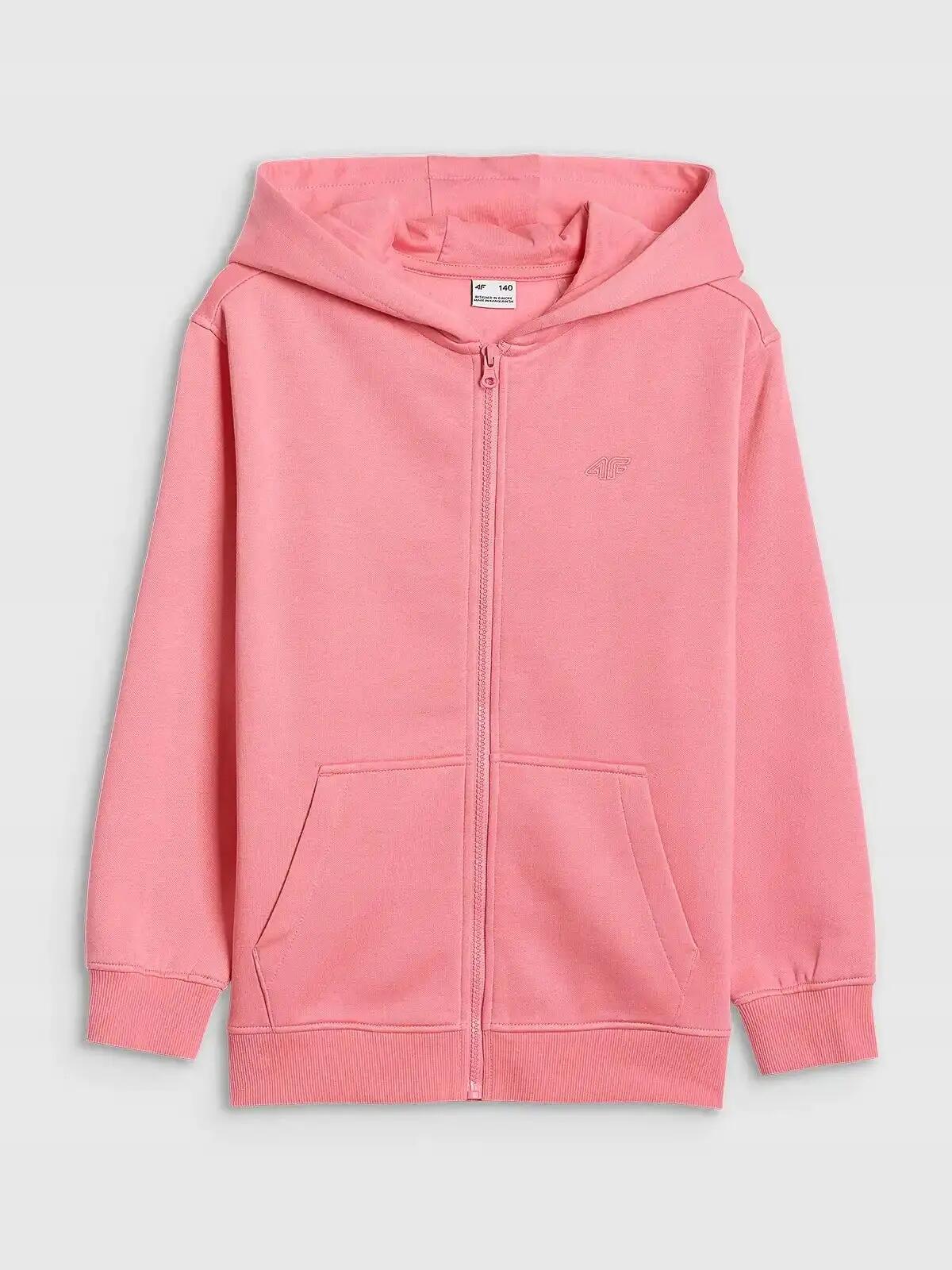 BLUZA CHŁOPIĘCA 4F DRESOWA ROZPINANA Z KAPTUREM 2/11