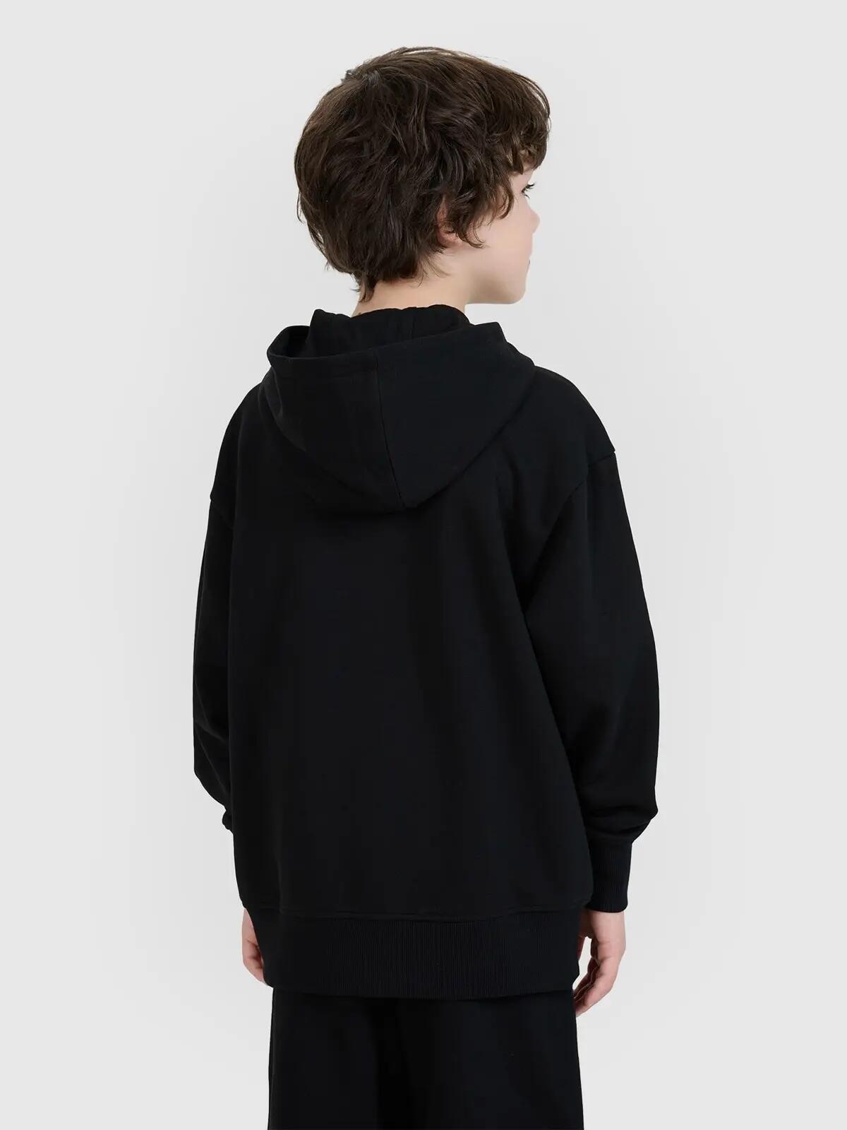 BLUZA CHŁOPIĘCA 4F SPORTOWA ROZPINANA 3/8