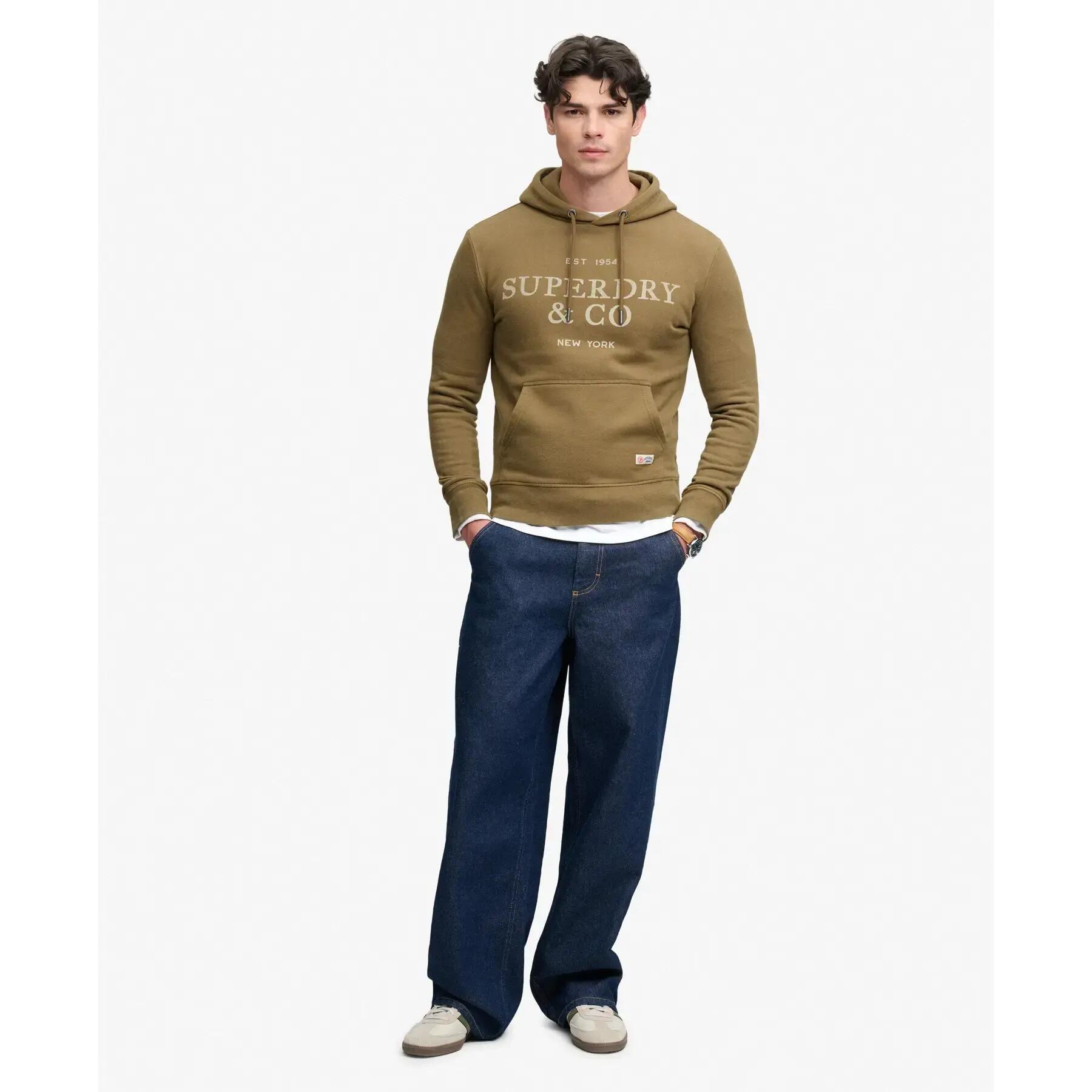 Felpa con cappuccio Superdry 1954 Company 3/6