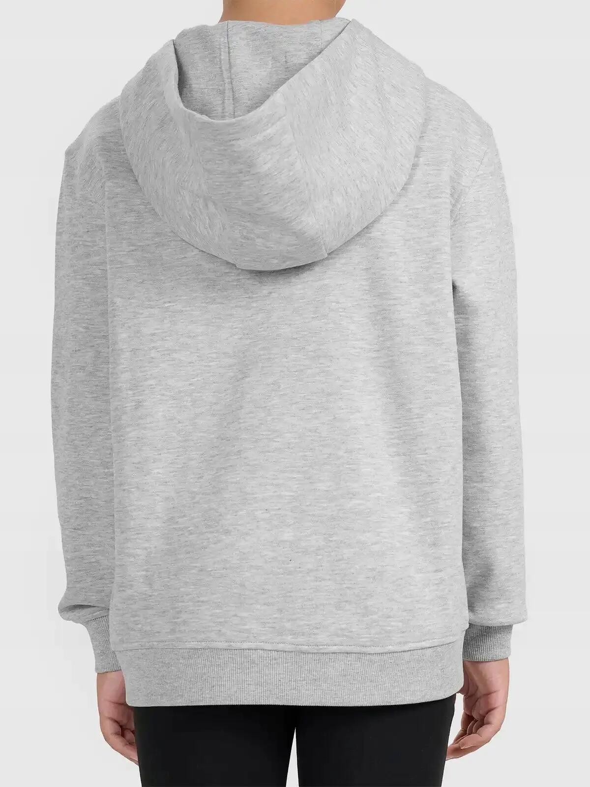 BLUZA DZIEWCZĘCA ROZPINANA 4F DRESOWA Z KAPTUREM 4/11