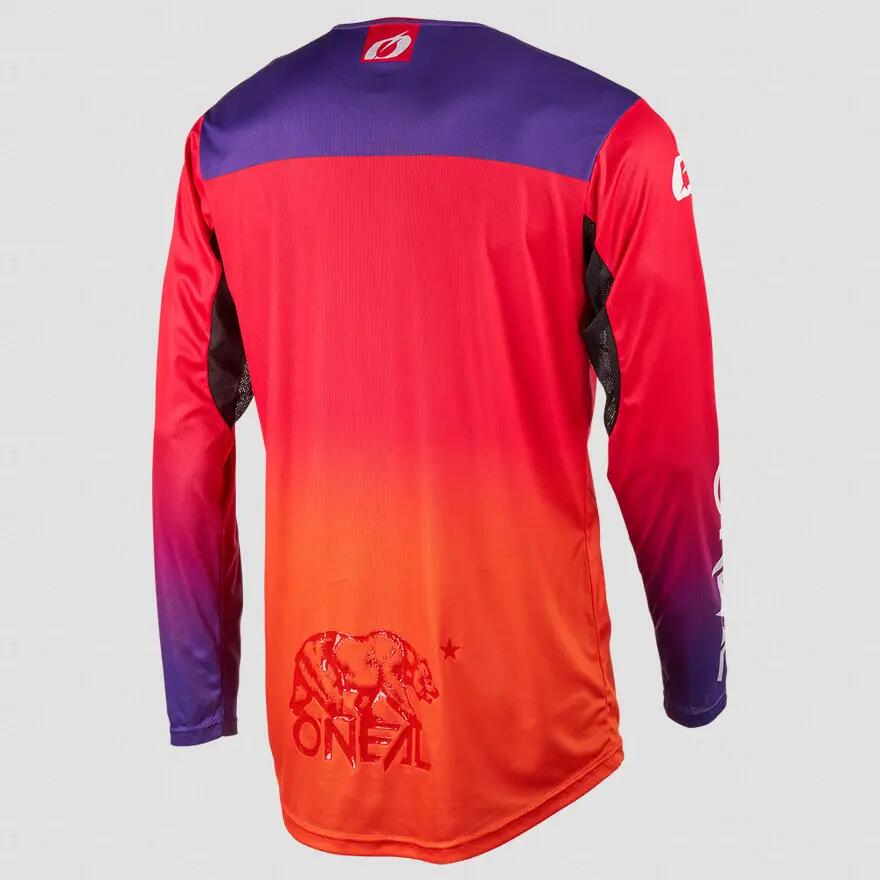 MTB- Fahrradtrikot MAYHEM, orange/purple 2/2
