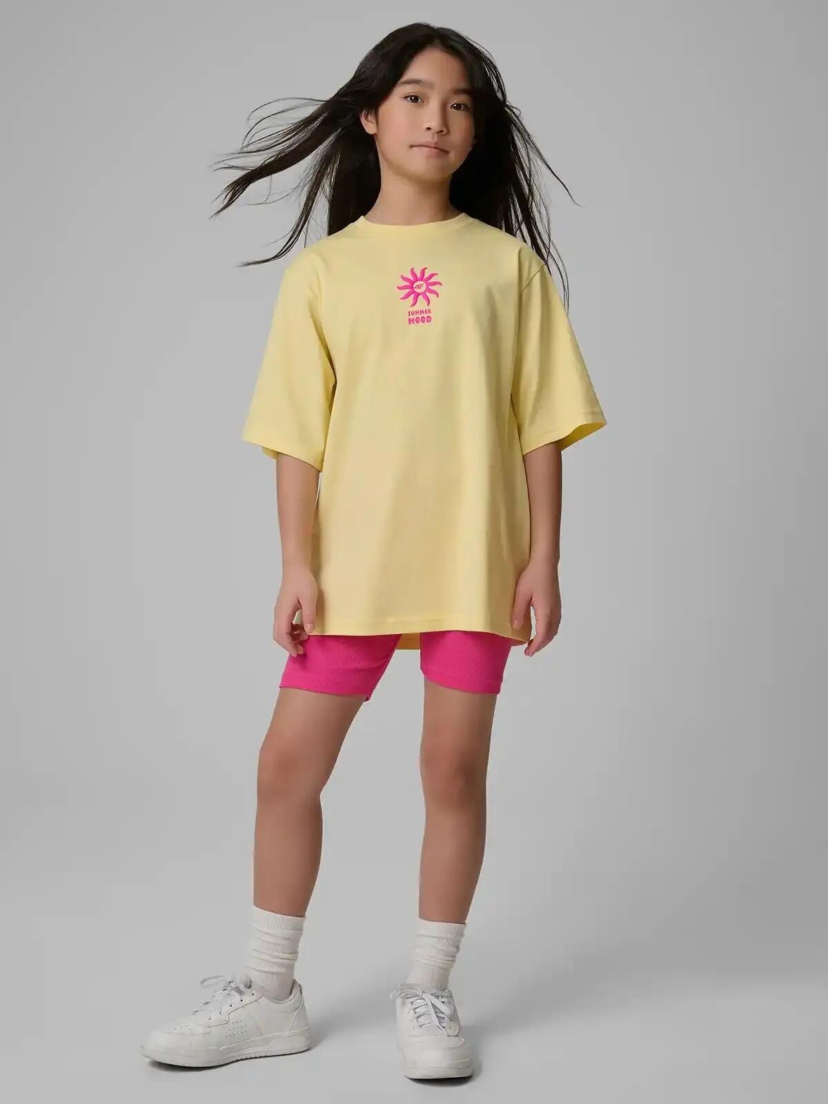 T-SHIRT DZIEWCZĘCY 4F SPORTOWY KOSZULKA Z 8/10