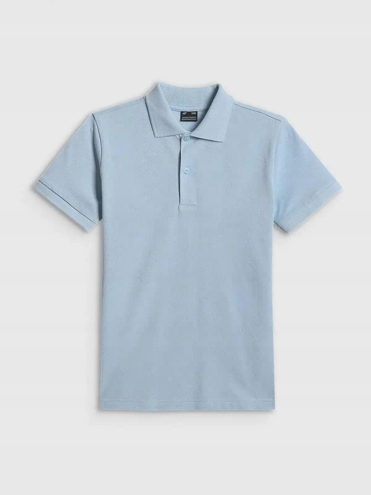 KOSZULKA POLO CHŁOPIĘCA 4F T-SHIRT SPORTOWY 4/6