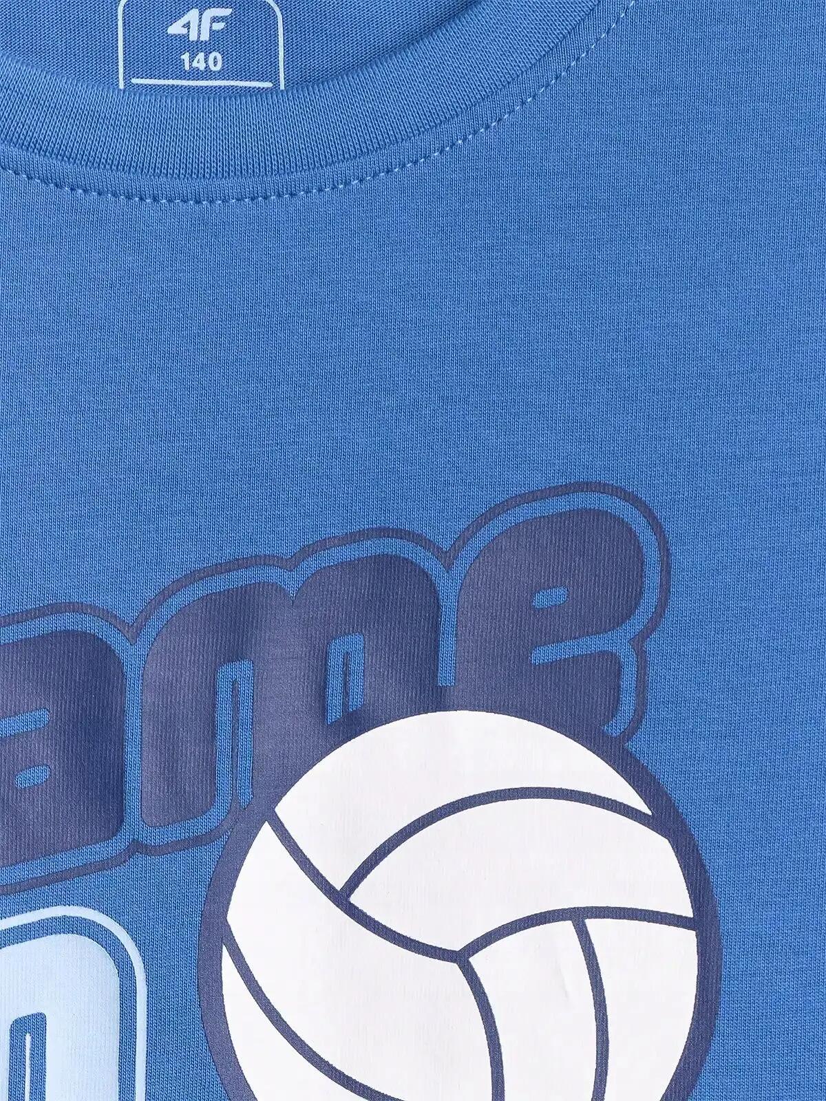 T-SHIRT CHŁOPIĘCY 4F KOSZULKA SPORTOWA 1 5/6