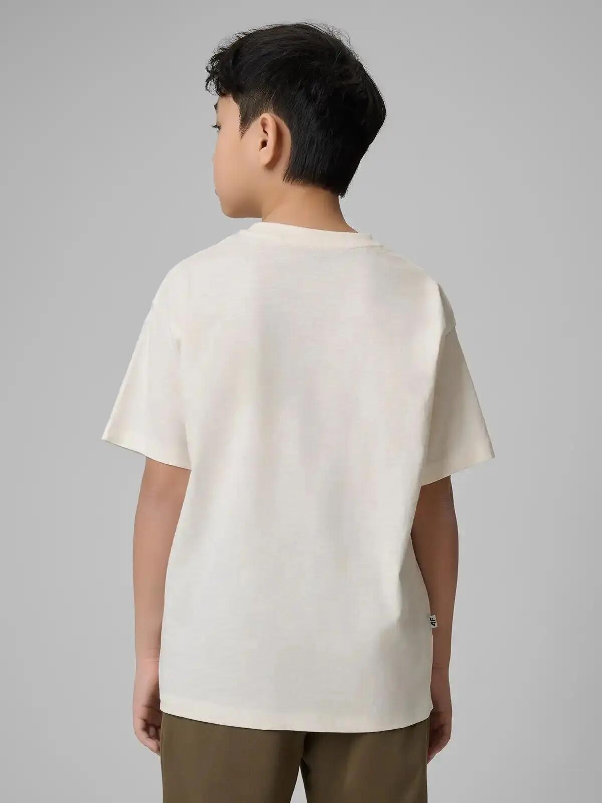KOSZULKA CHŁOPIĘCA 4F T-SHIRT BAWEŁNIANY Z 9/10