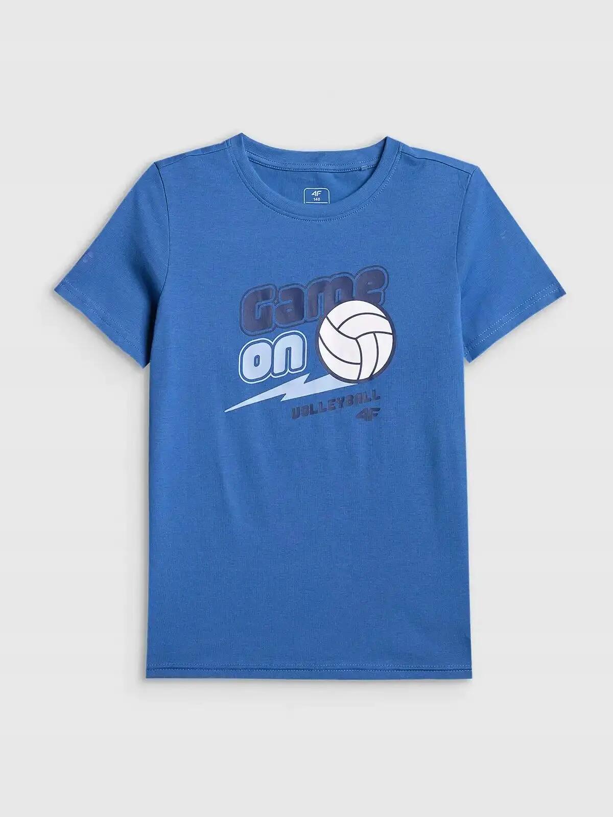 T-SHIRT CHŁOPIĘCY 4F KOSZULKA SPORTOWA 1 4/6