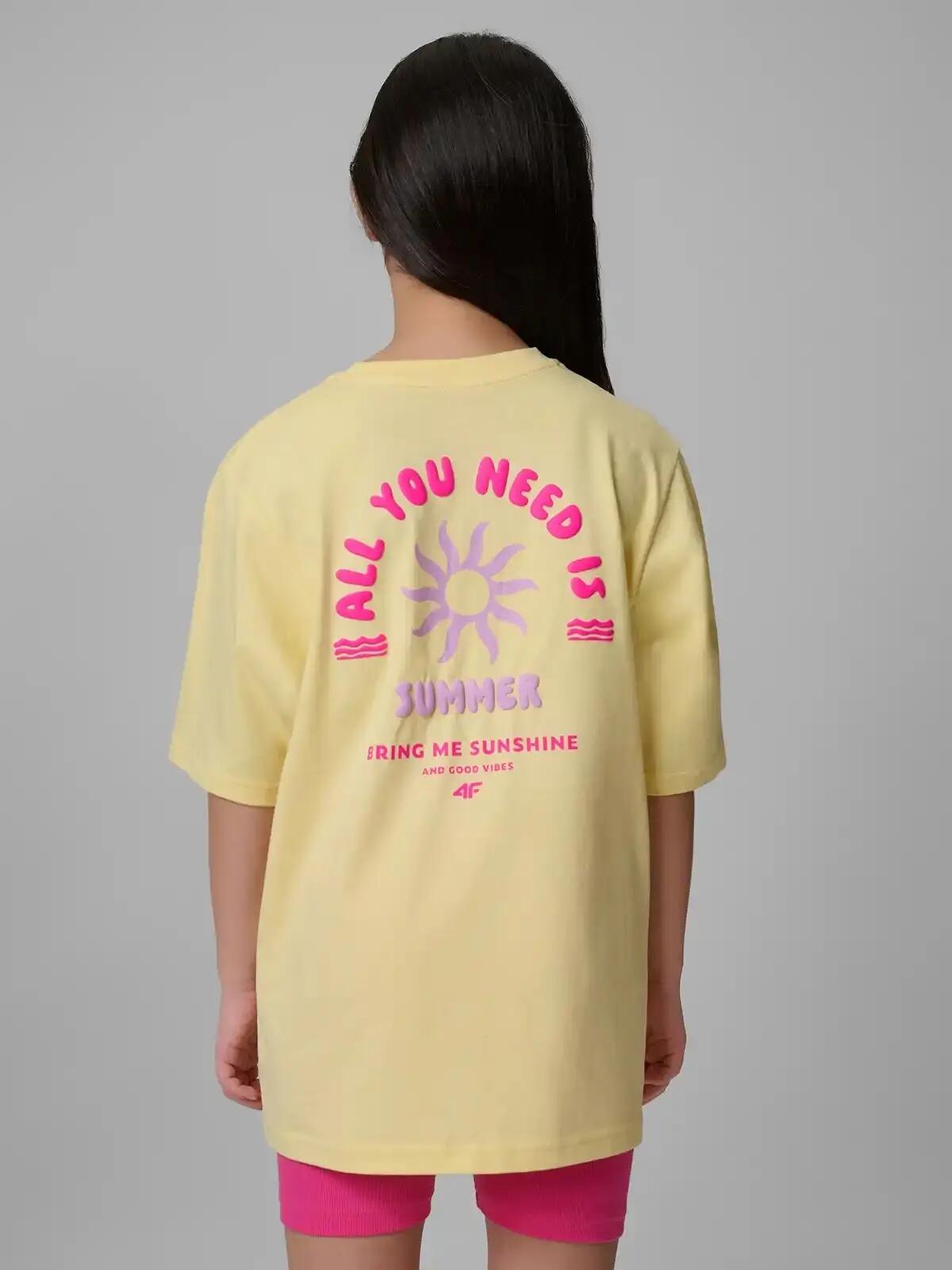 T-SHIRT DZIEWCZĘCY 4F SPORTOWY KOSZULKA Z 6/10