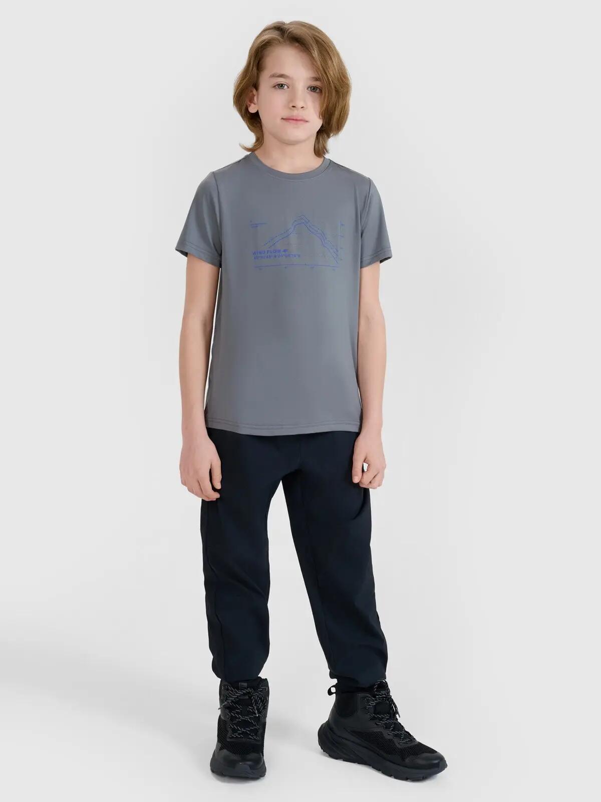 T-SHIRT CHŁOPIĘCY 4F KOSZULKA SPORTOWA SZYBKOSCHNĄCA 3/7