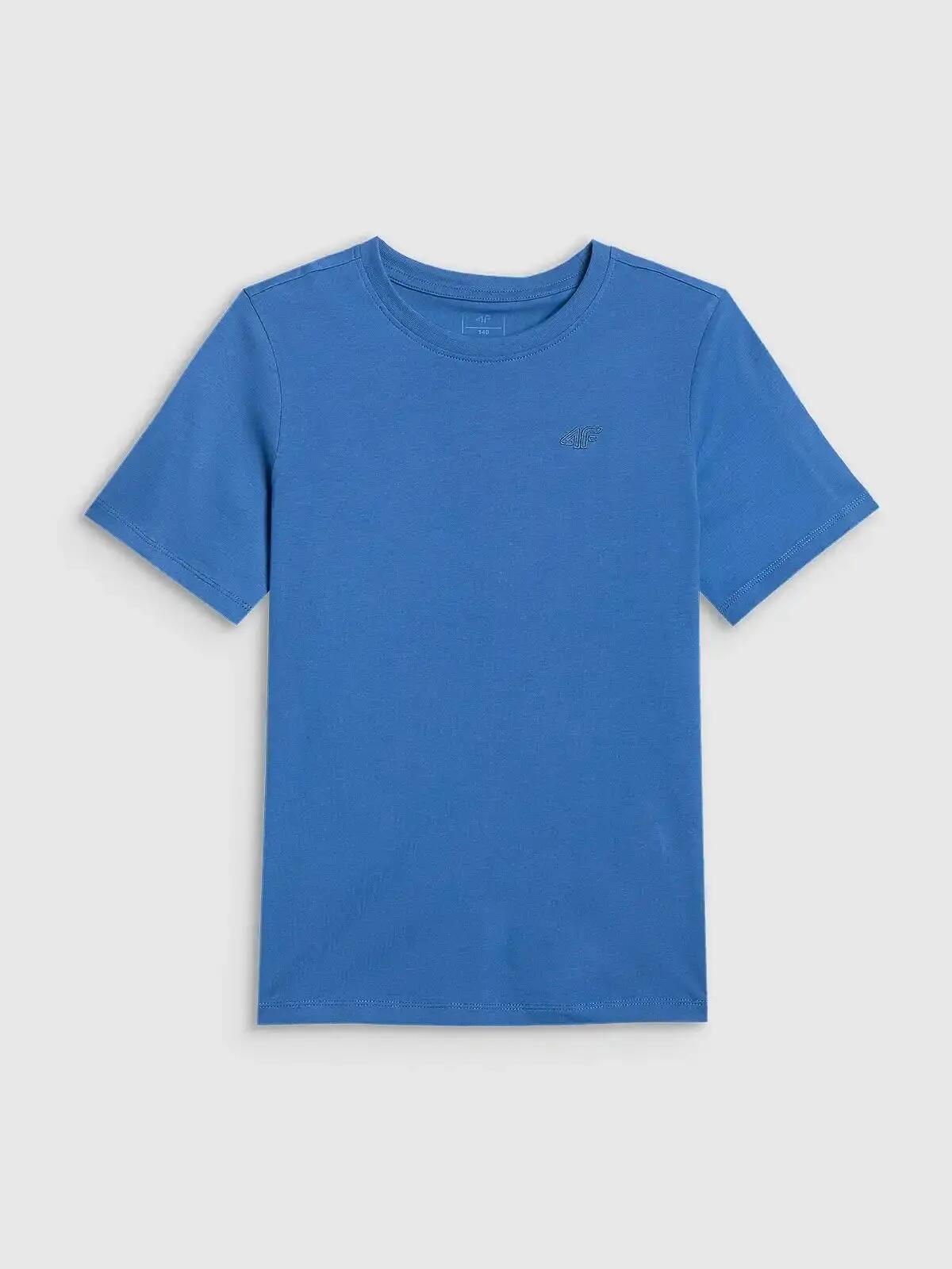 T-SHIRT CHŁOPIĘCY 4F KOSZULKA BAWEŁNIANA SPORTOWA 4/6