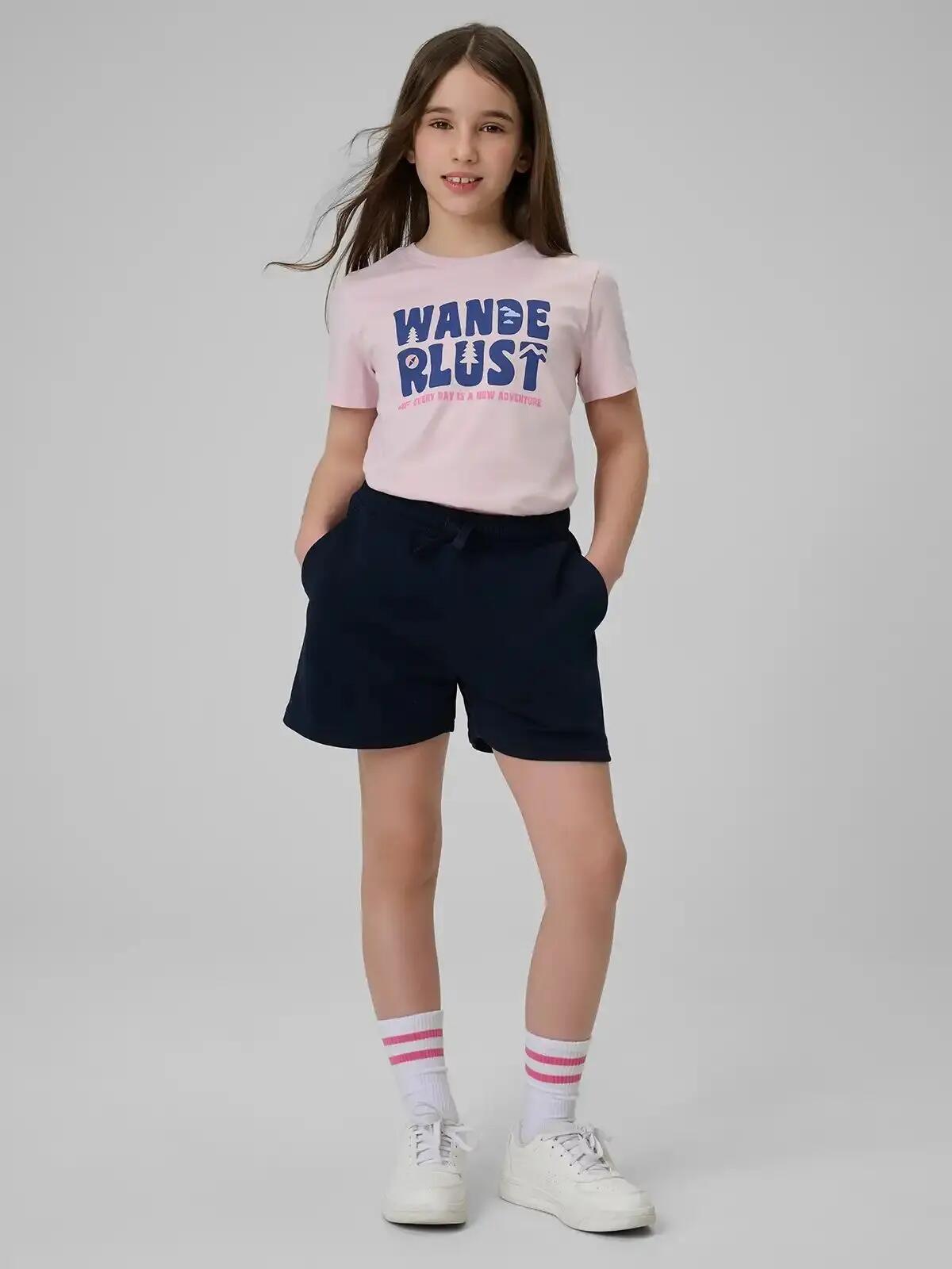 T-SHIRT 4F KOSZULKA DZIEWCZĘCA SPORTOWA BAWEŁNIANA 4/10