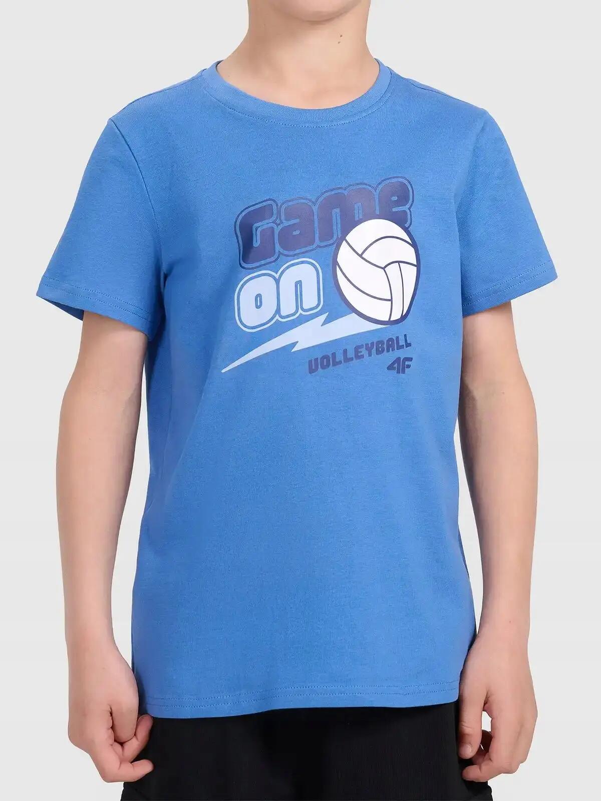 T-SHIRT CHŁOPIĘCY 4F KOSZULKA SPORTOWA 1 2/6