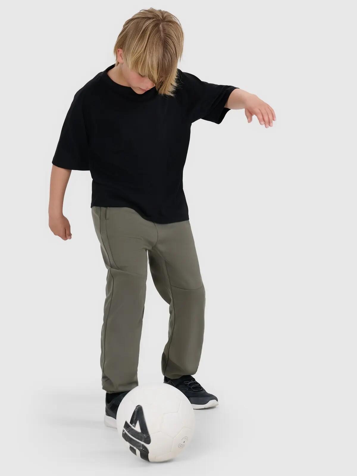 T-SHIRT CHŁOPIĘCY 4F KOSZULKA OVERSIZE BAWEŁNIANA 4/9