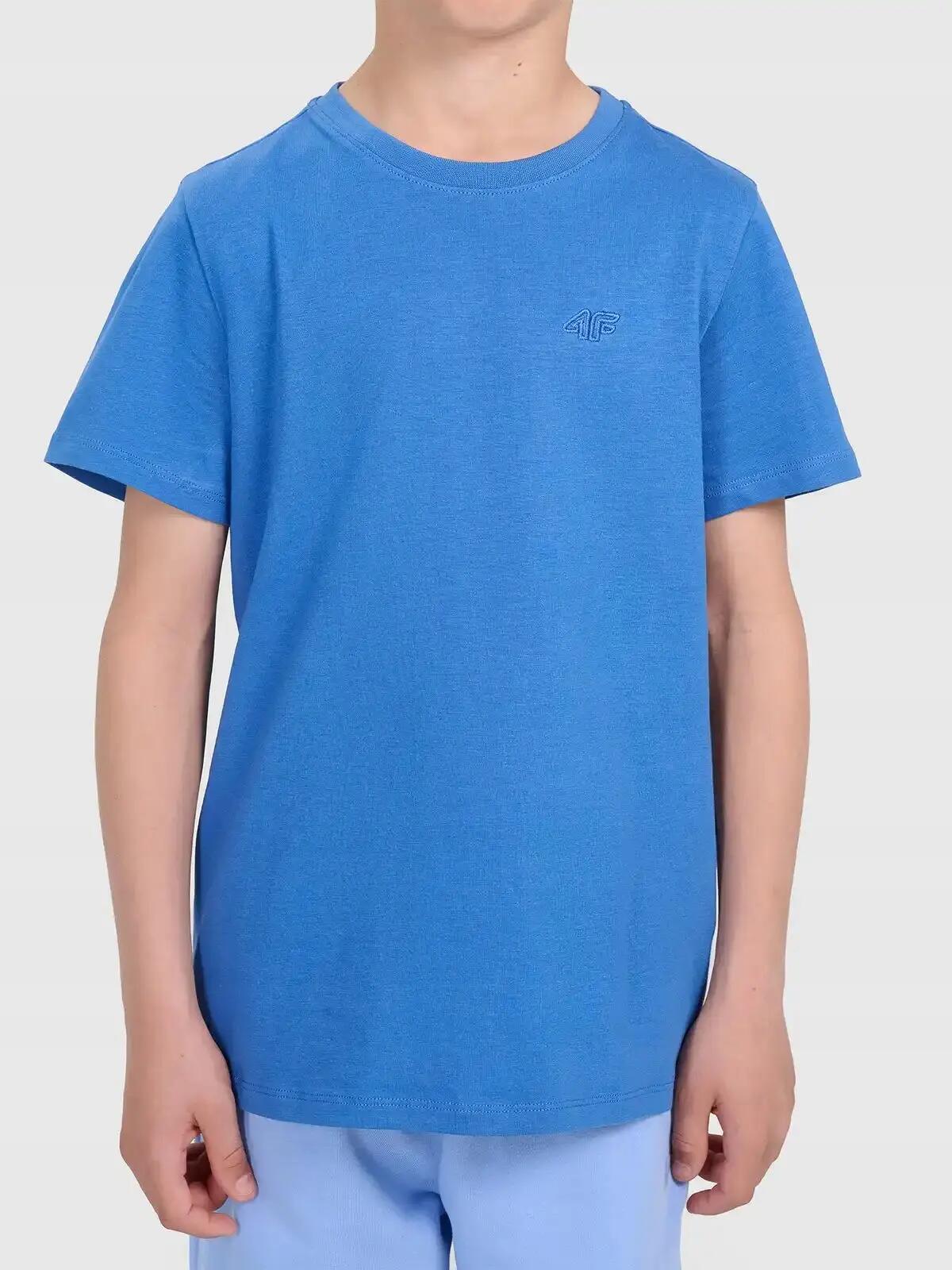 T-SHIRT CHŁOPIĘCY 4F KOSZULKA BAWEŁNIANA SPORTOWA 2/6