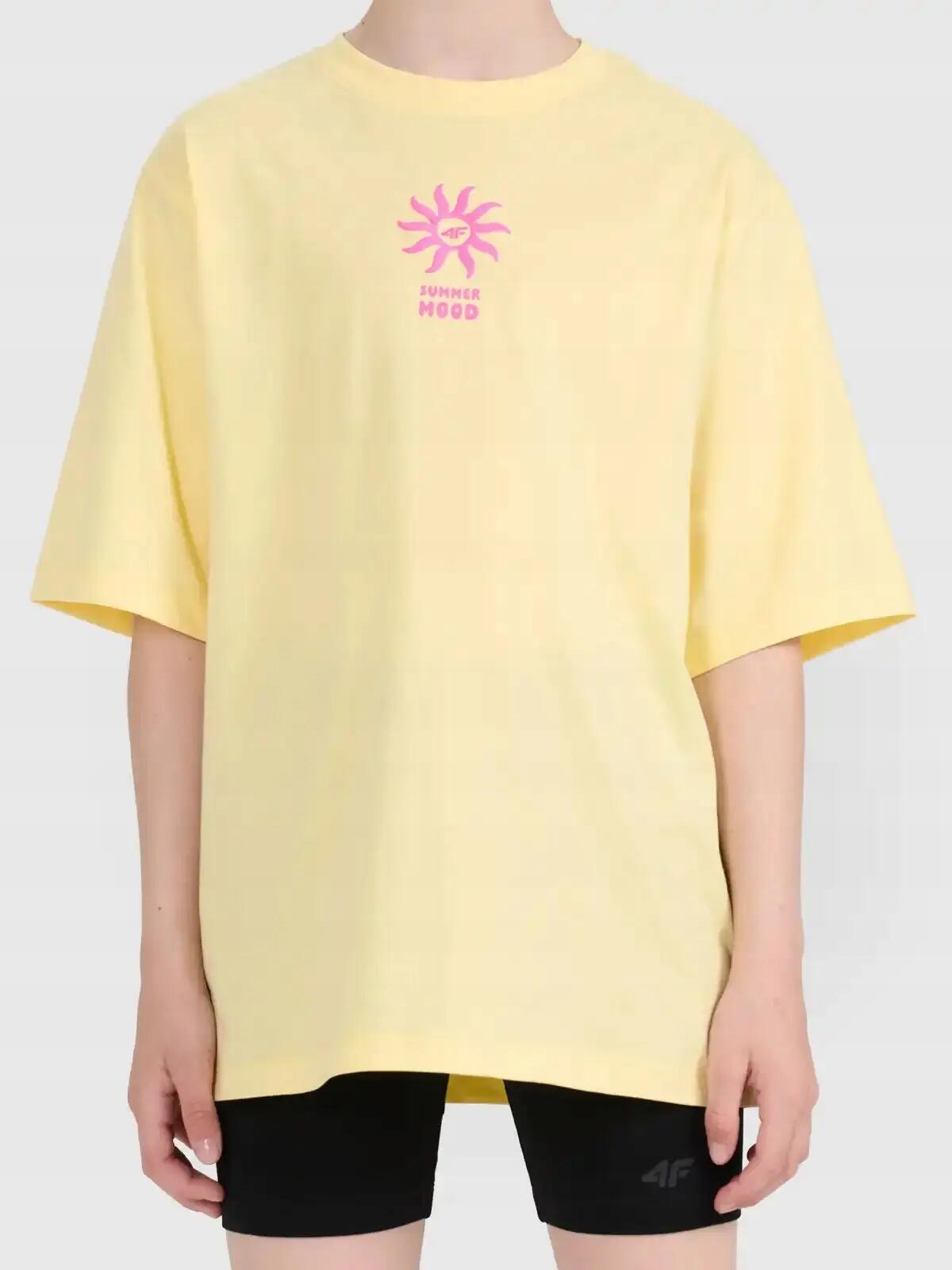 T-SHIRT DZIEWCZĘCY 4F SPORTOWY KOSZULKA Z 2/10