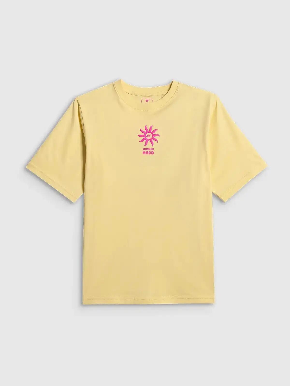 T-SHIRT DZIEWCZĘCY 4F SPORTOWY KOSZULKA Z 10/10