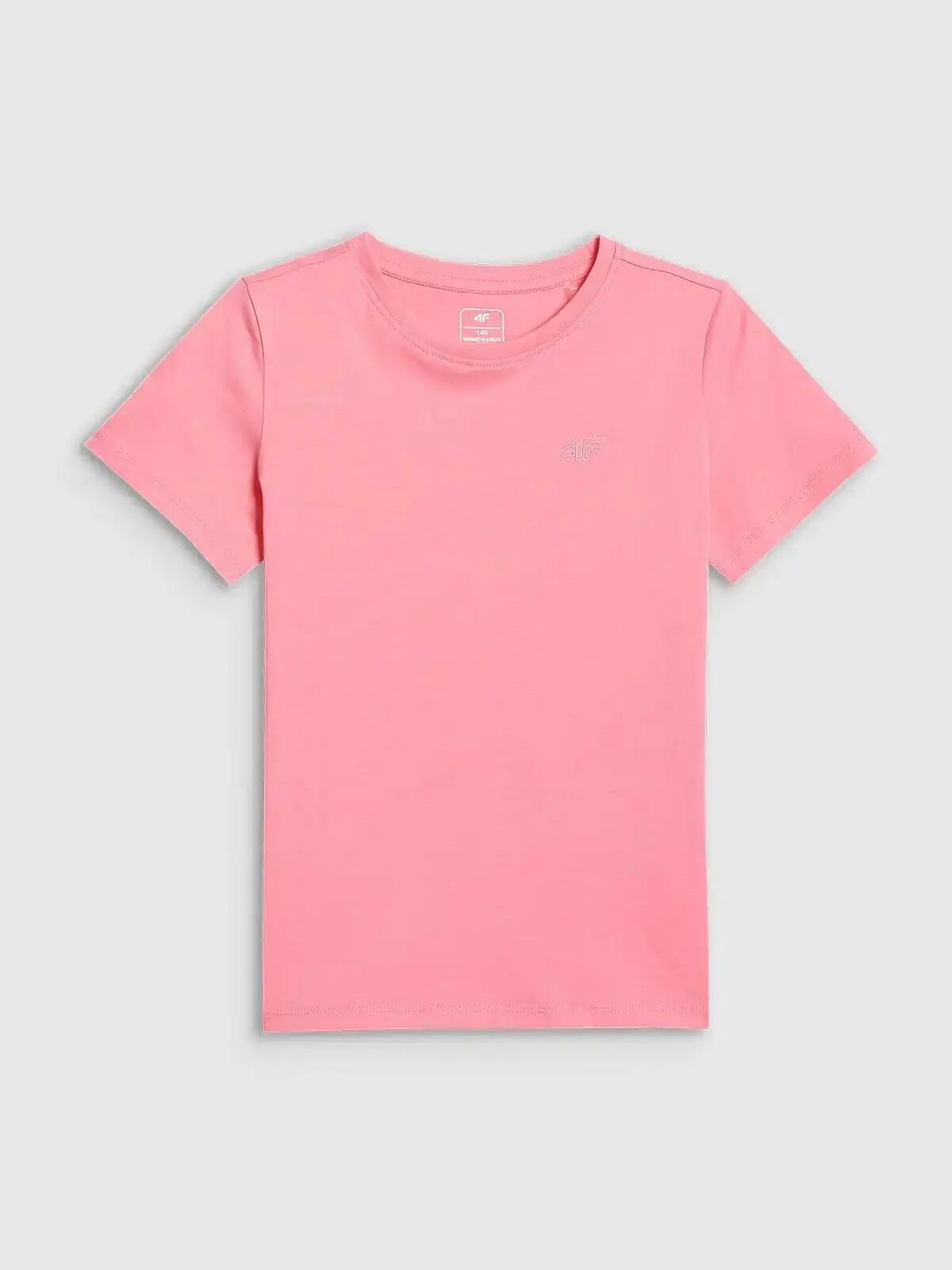 T-SHIRT DZIEWCZĘCA 4F SPORTOWY KOSZULKA BAWEŁNIANA 10/10