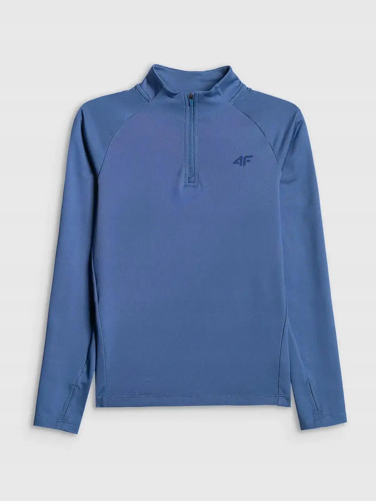 BLUZA CHŁOPIĘCA SPORTOWA 4F SZYBKOSCHNĄCA NA TRENINGI 4/5