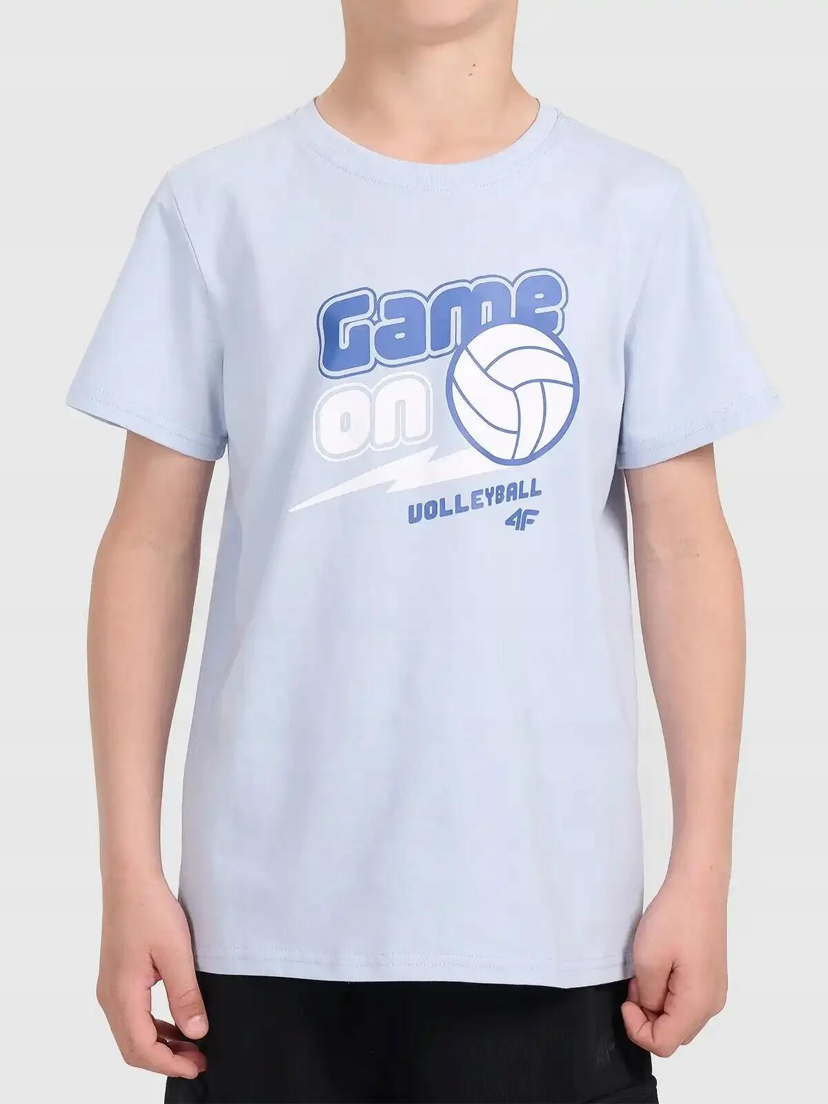 T-SHIRT CHŁOPIĘCY 4F KOSZULKA SPORTOWA 1 2/6