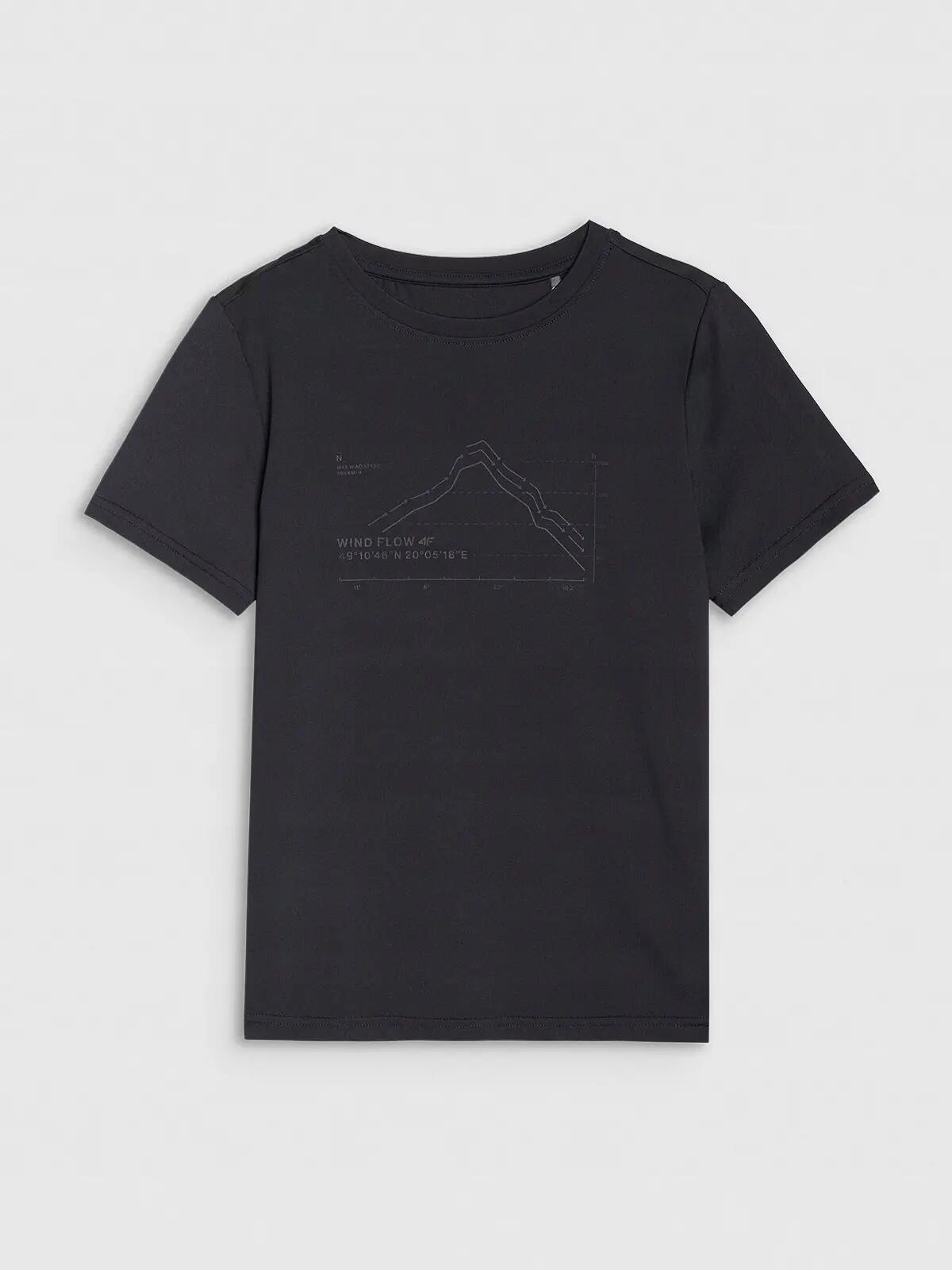 T-SHIRT CHŁOPIĘCY 4F KOSZULKA SPORTOWA SZYBKOSCHNĄCA 5/7